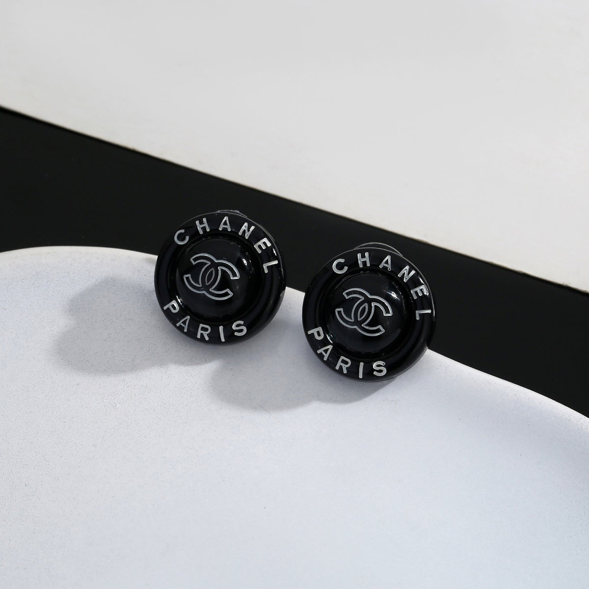 acrylic luxury Drop Earrings for women - alternate angle view 6