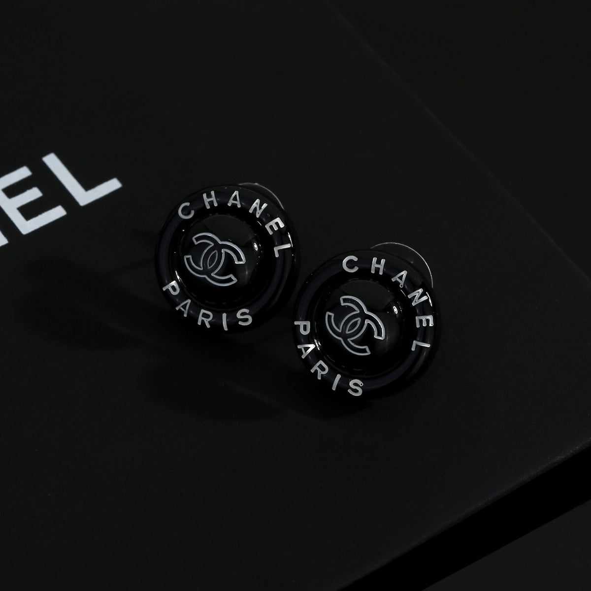acrylic luxury Drop Earrings for women - alternate angle view 2