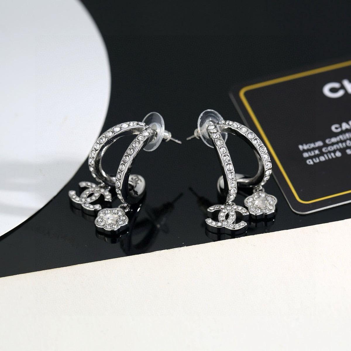 floral Drop Earrings for women - product detail view
