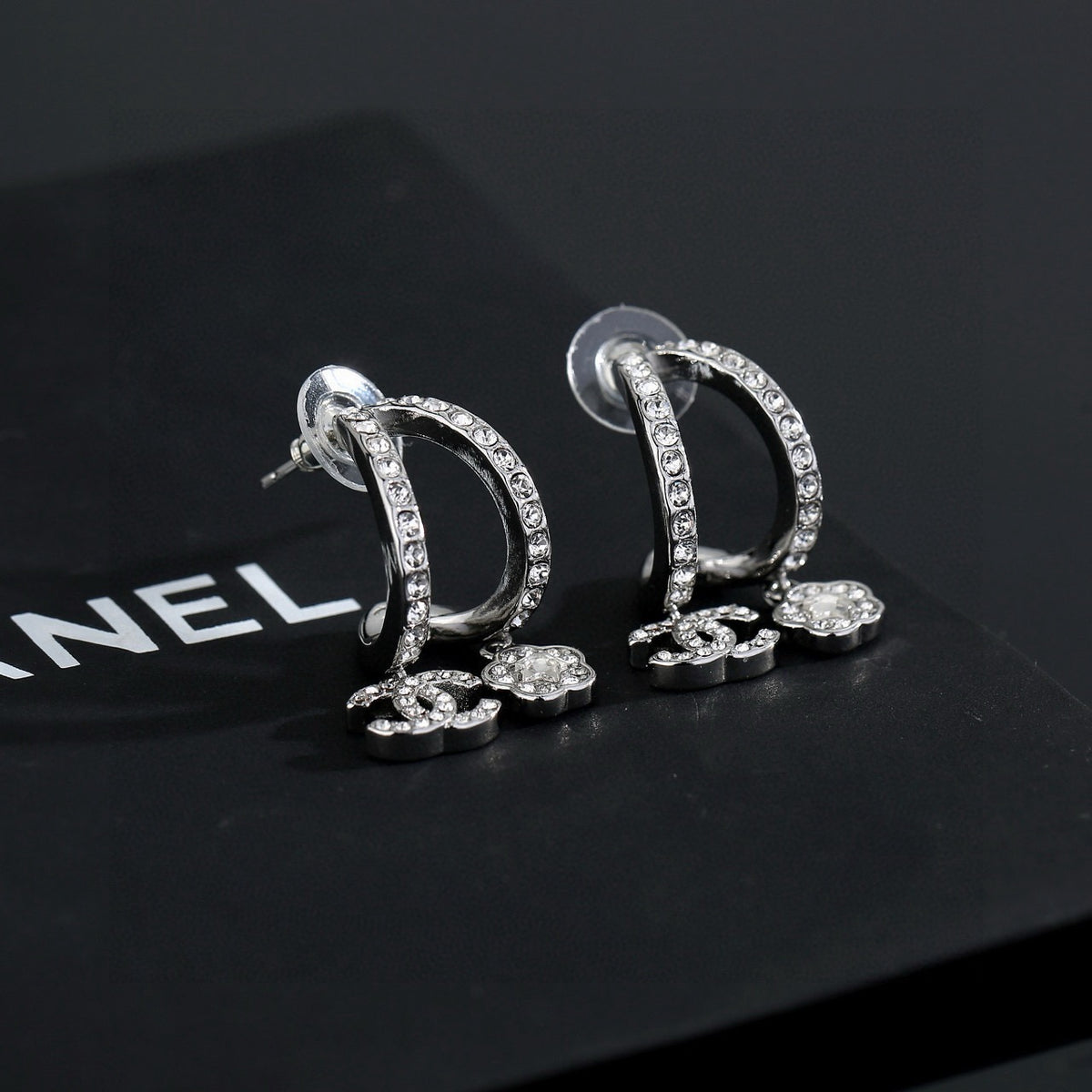 floral Drop Earrings for women - alternate angle view 4