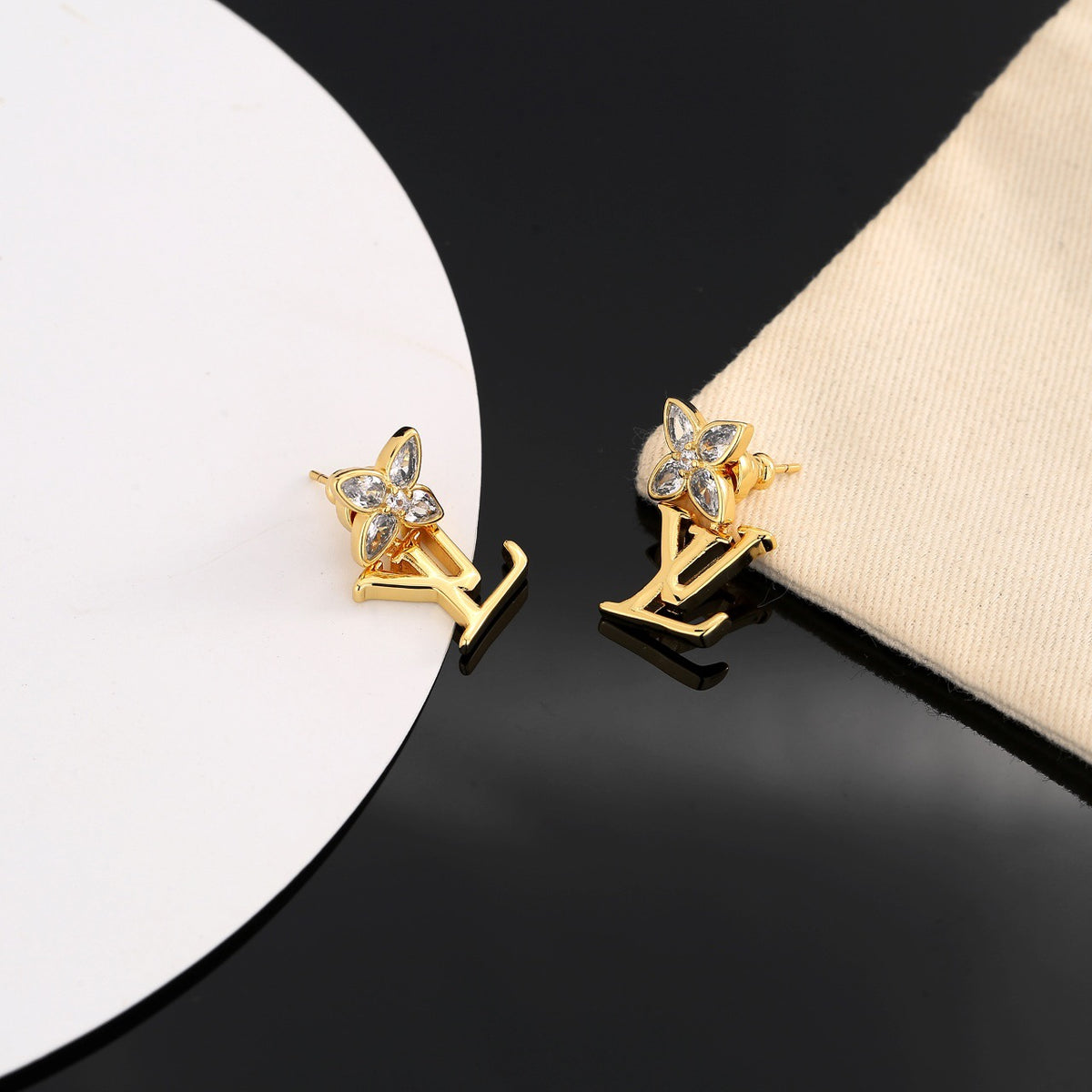 elegant Stud Earrings for women - alternate angle view 5