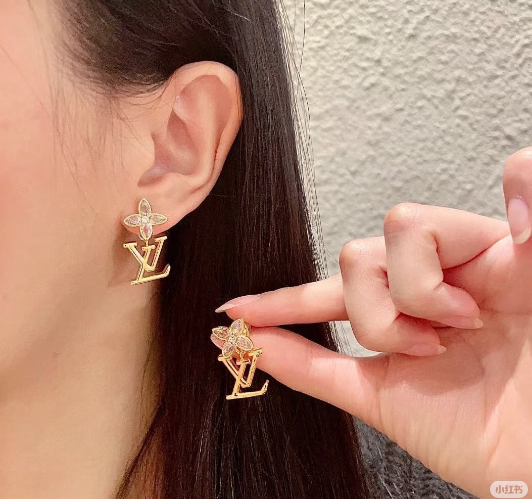 elegant Stud Earrings for women - alternate angle view 6