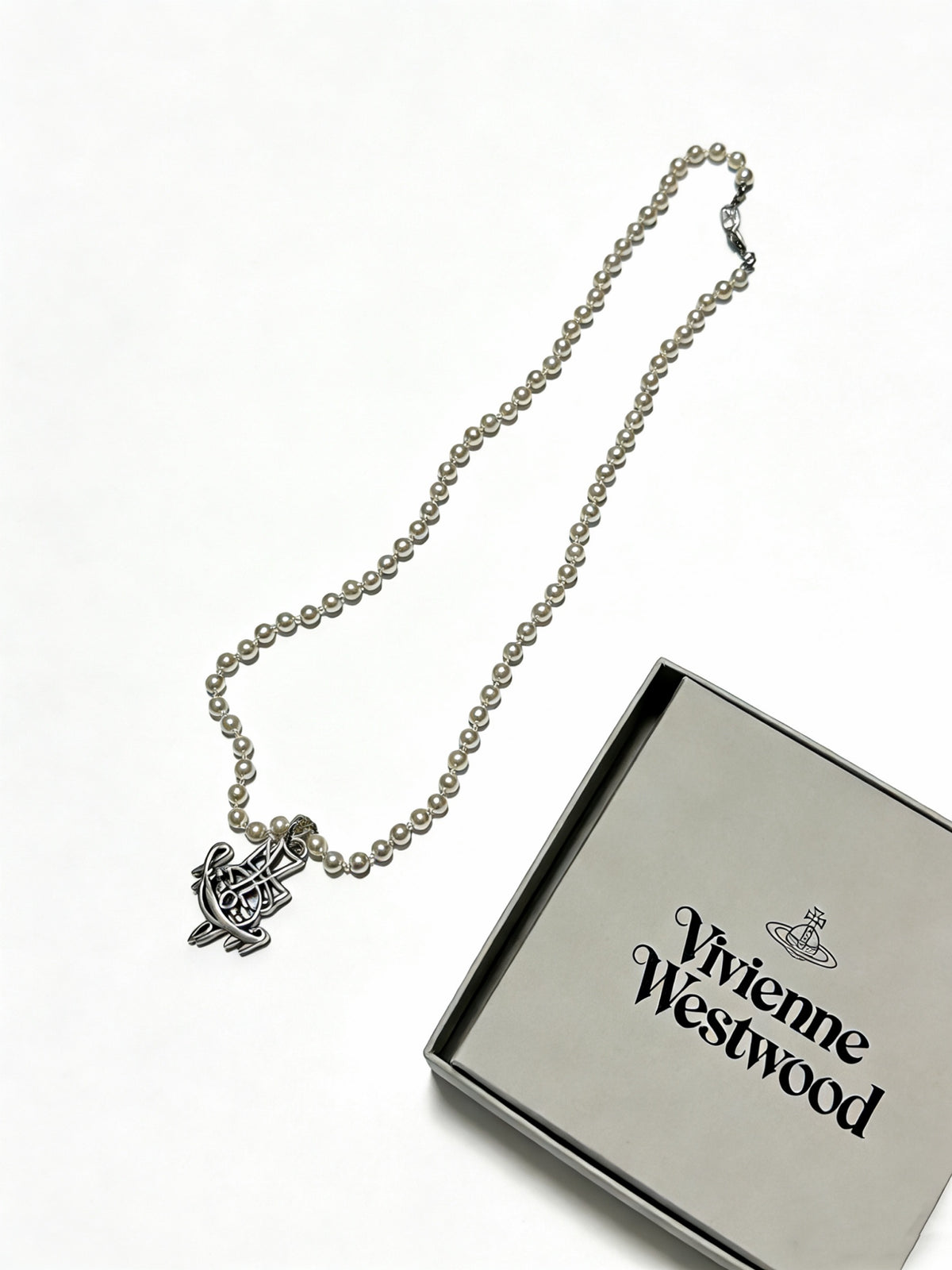 pearl Necklace for men - alternate angle view 4