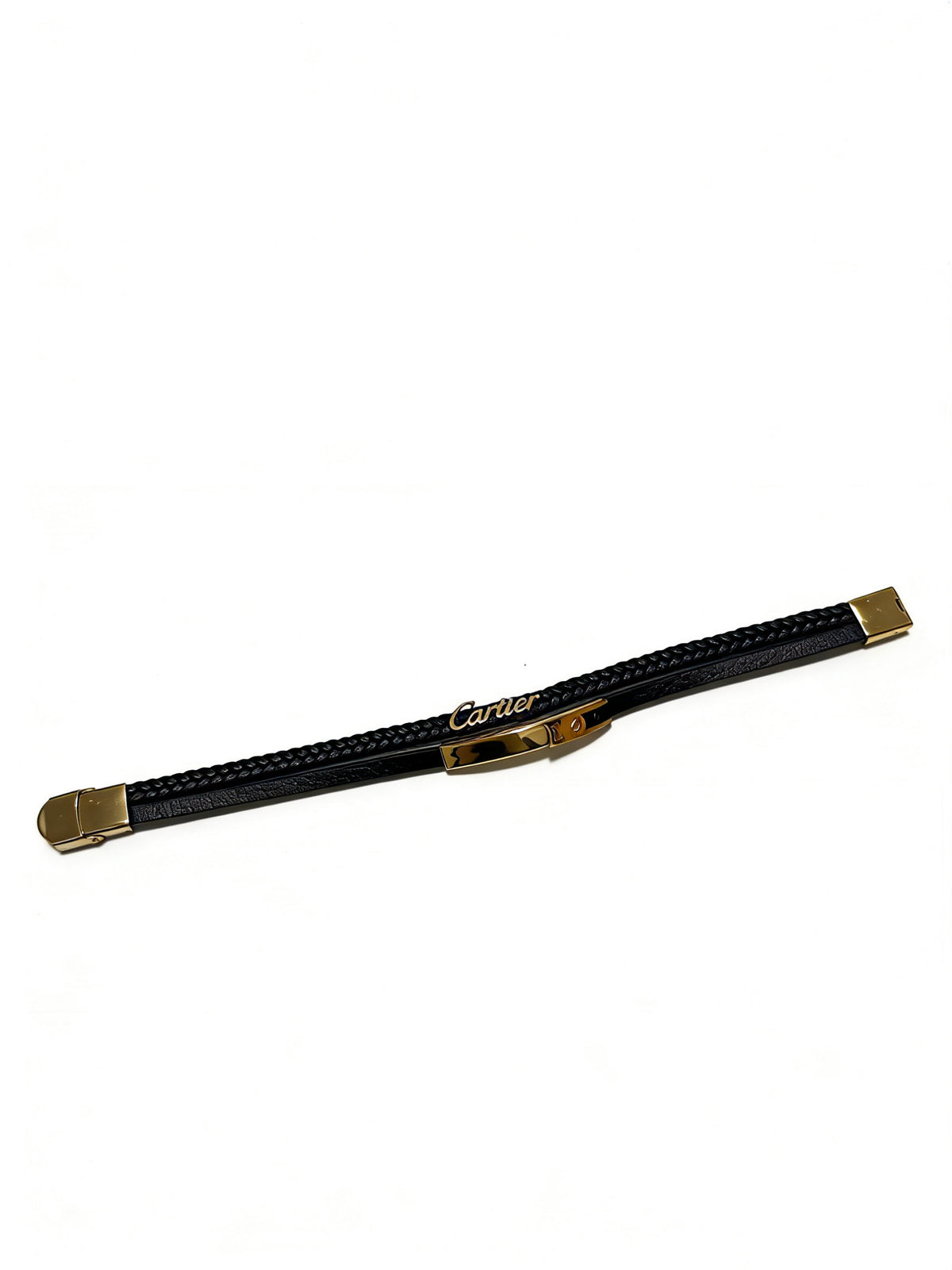 antique genuine leather chain Bracelet for men - product detail view