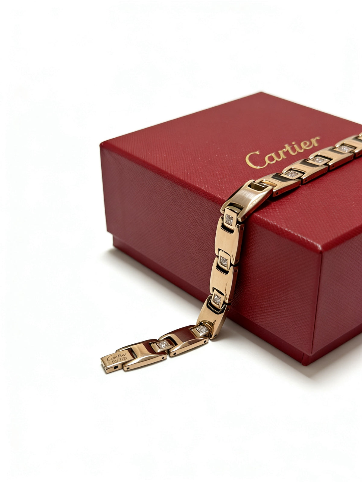 gold minimalist Ring for men - product detail view