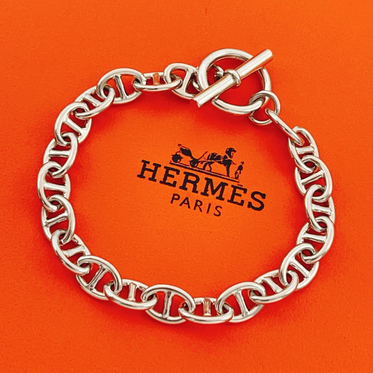 silver brass luxury Bracelet for women - product detail view