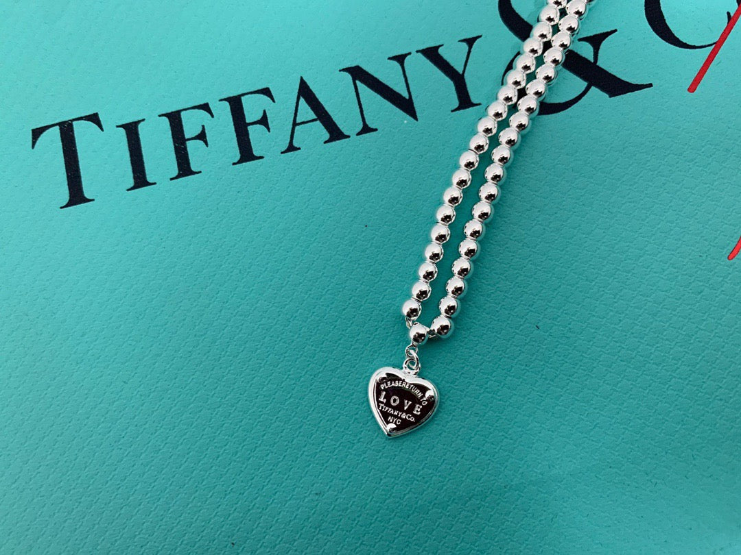 gold 925 sterling silver heart Bracelet for women - alternate angle view 5