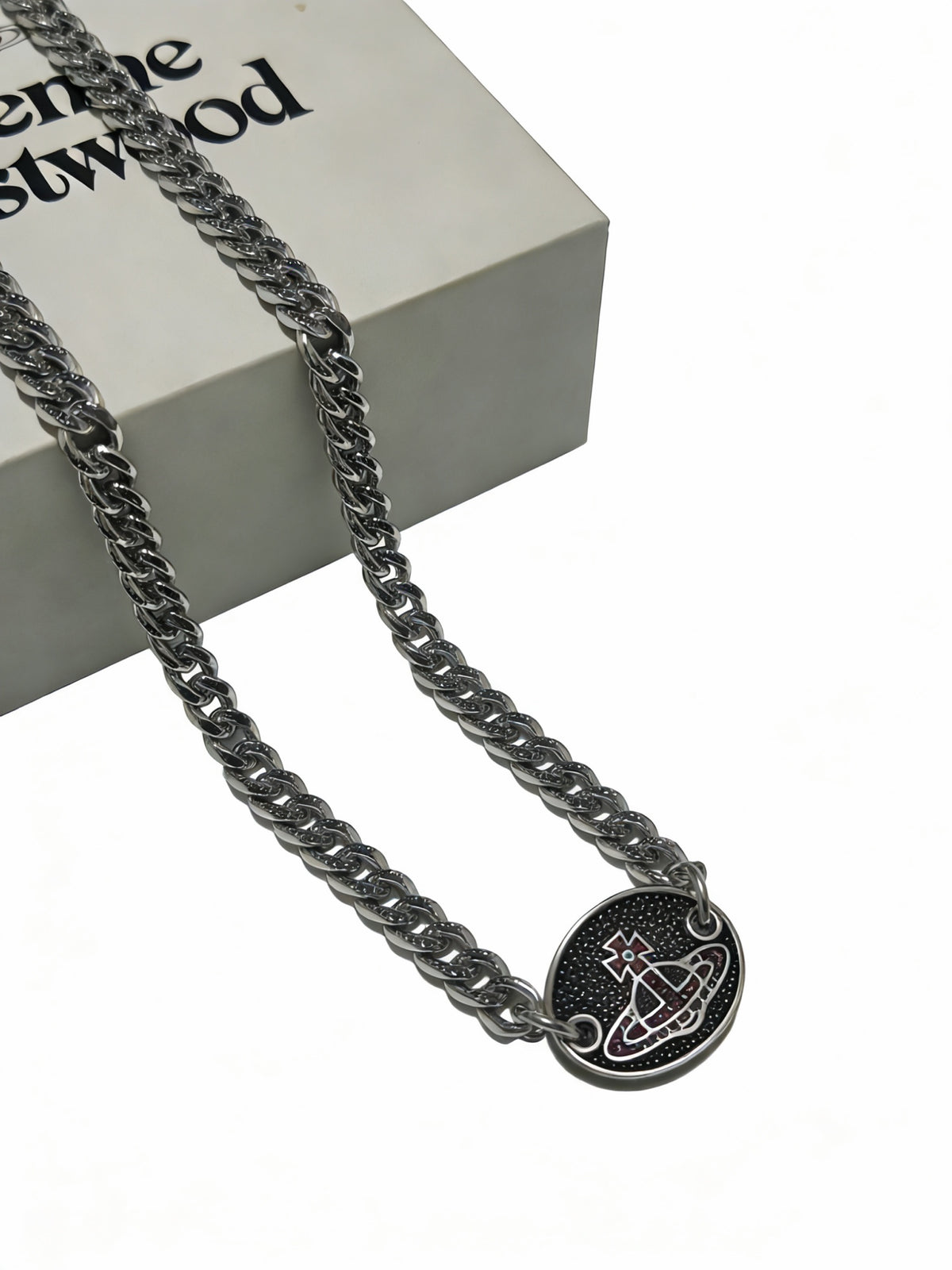 minimalist Necklace for men - alternate angle view 6