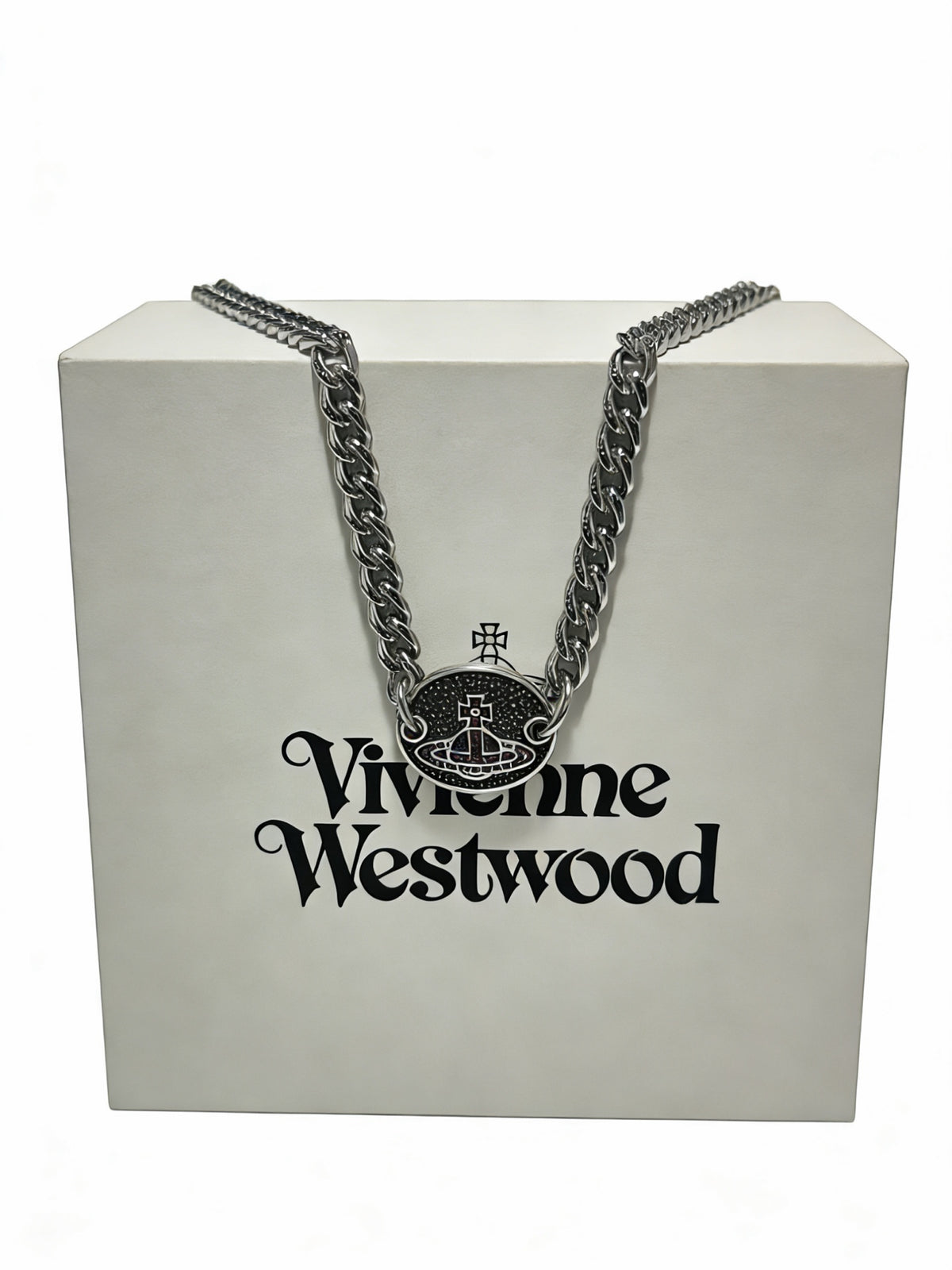 minimalist Necklace for men - alternate angle view 4