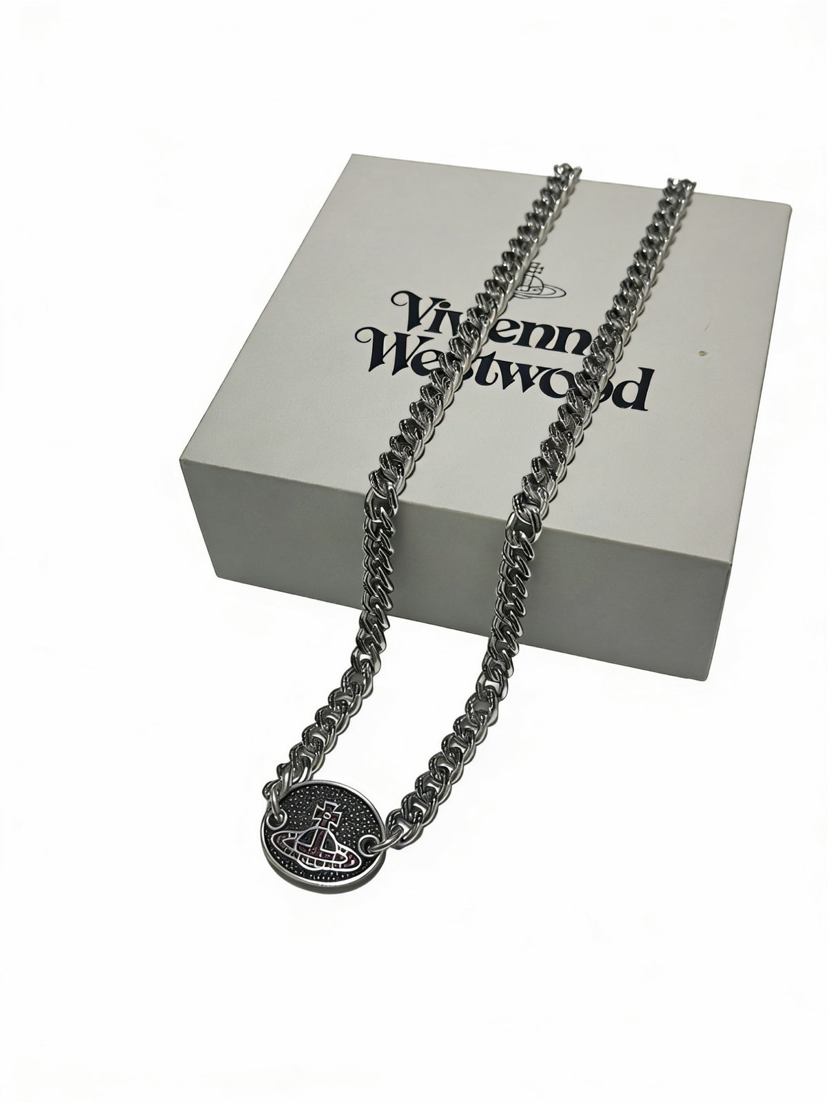 minimalist Necklace for men - alternate angle view 2