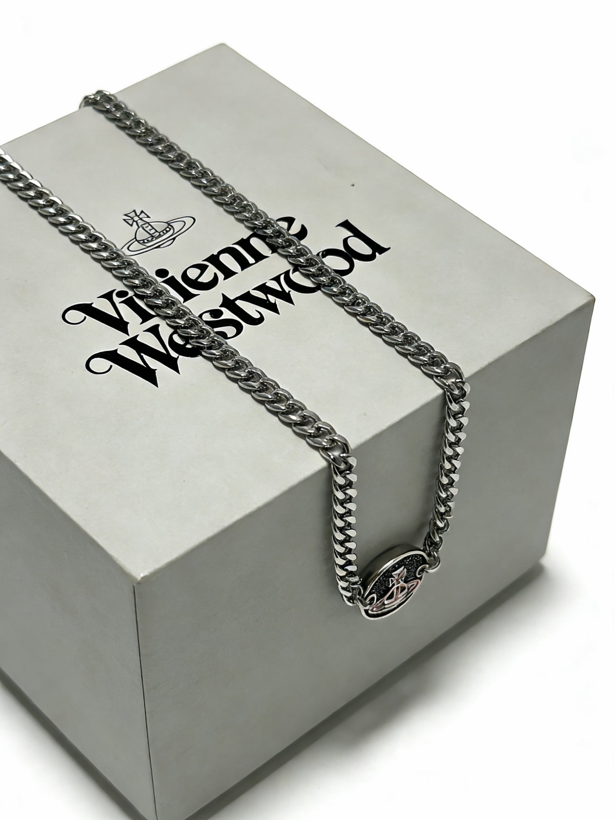 minimalist Necklace for men - alternate angle view 3