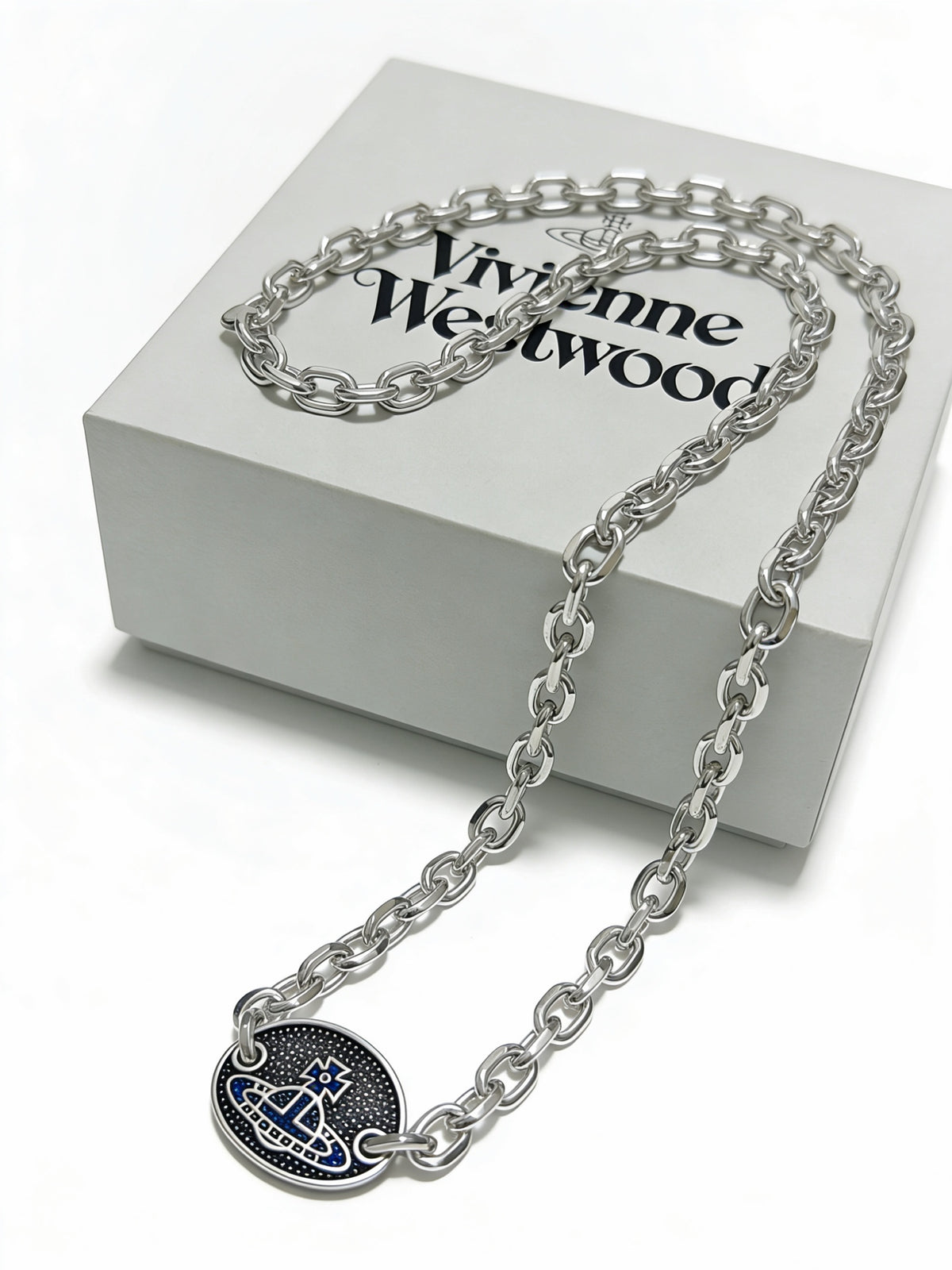 minimalist Necklace for men - alternate angle view 3