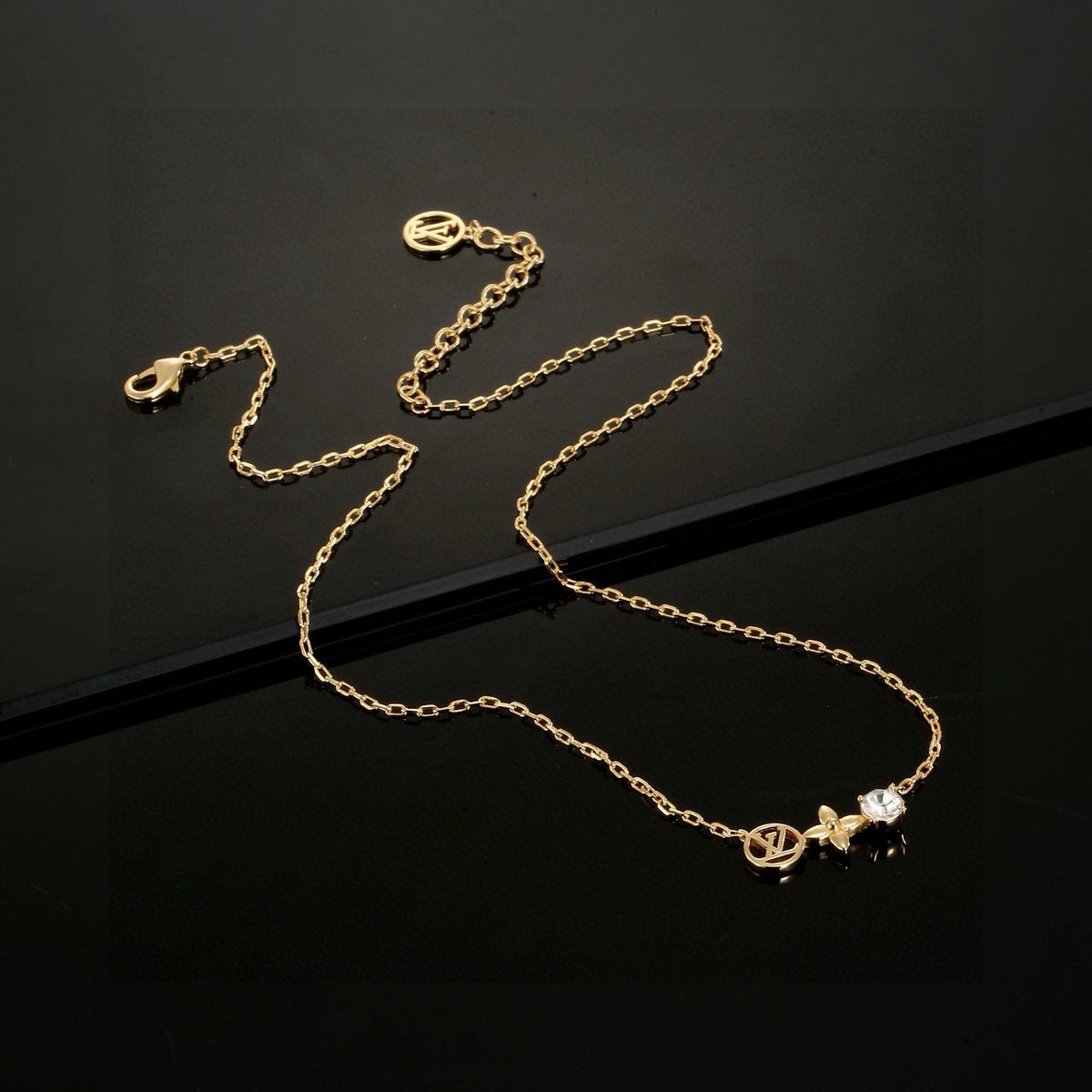 letter Necklace for women - alternate angle view 5