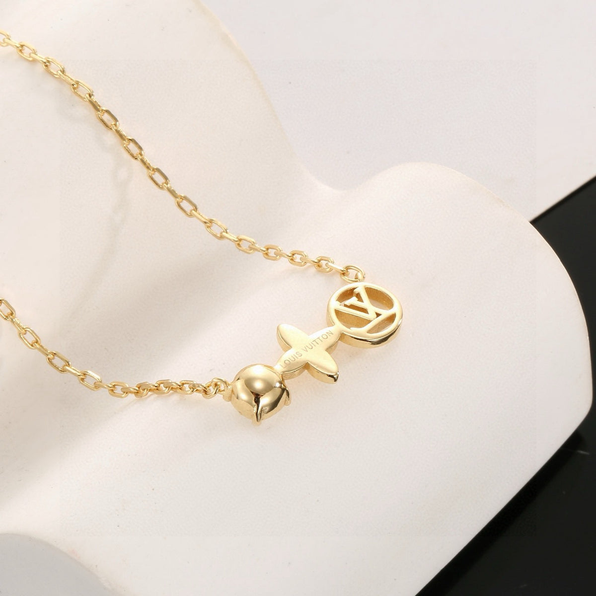 letter Necklace for women - alternate angle view 2