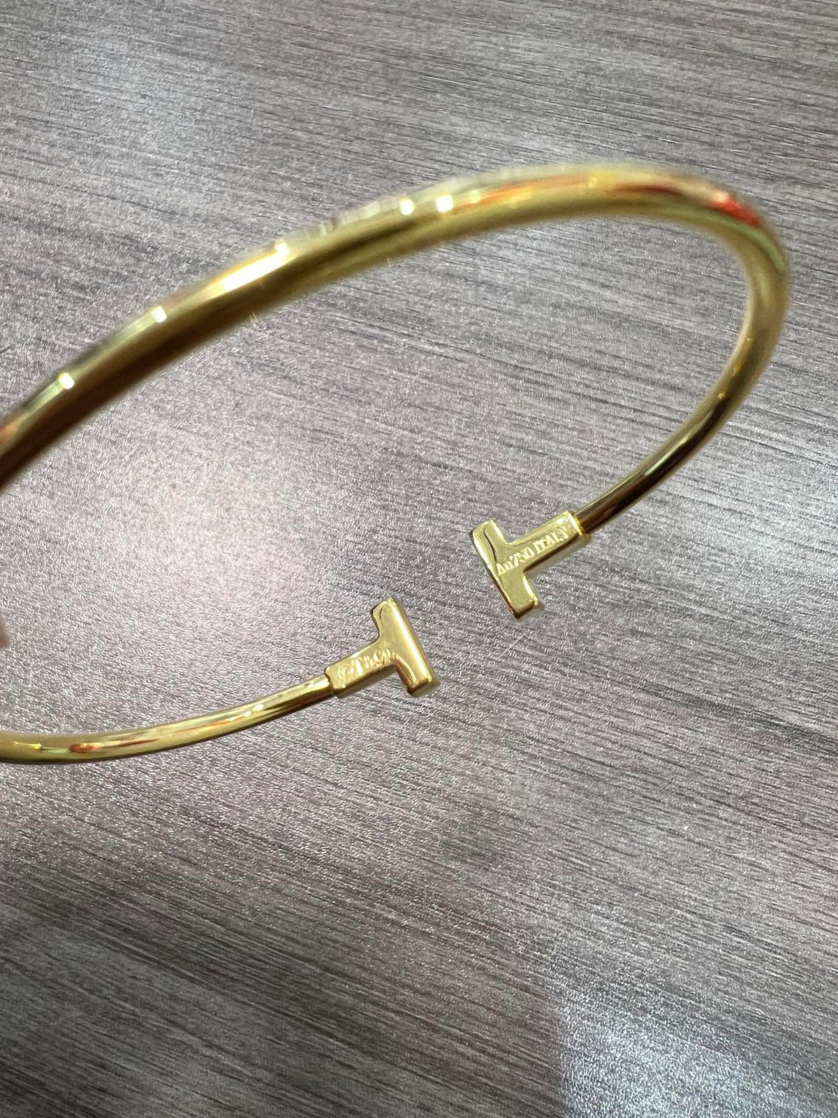shell inlaid Bangle for women - alternate angle view 5