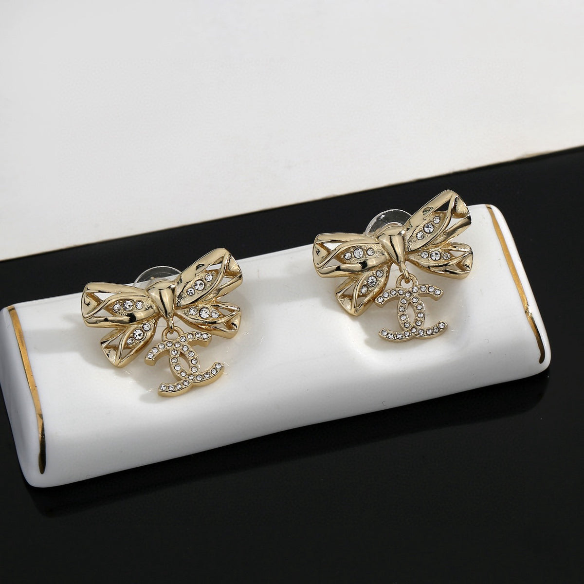 butterfly Drop Earrings for women - alternate angle view 6