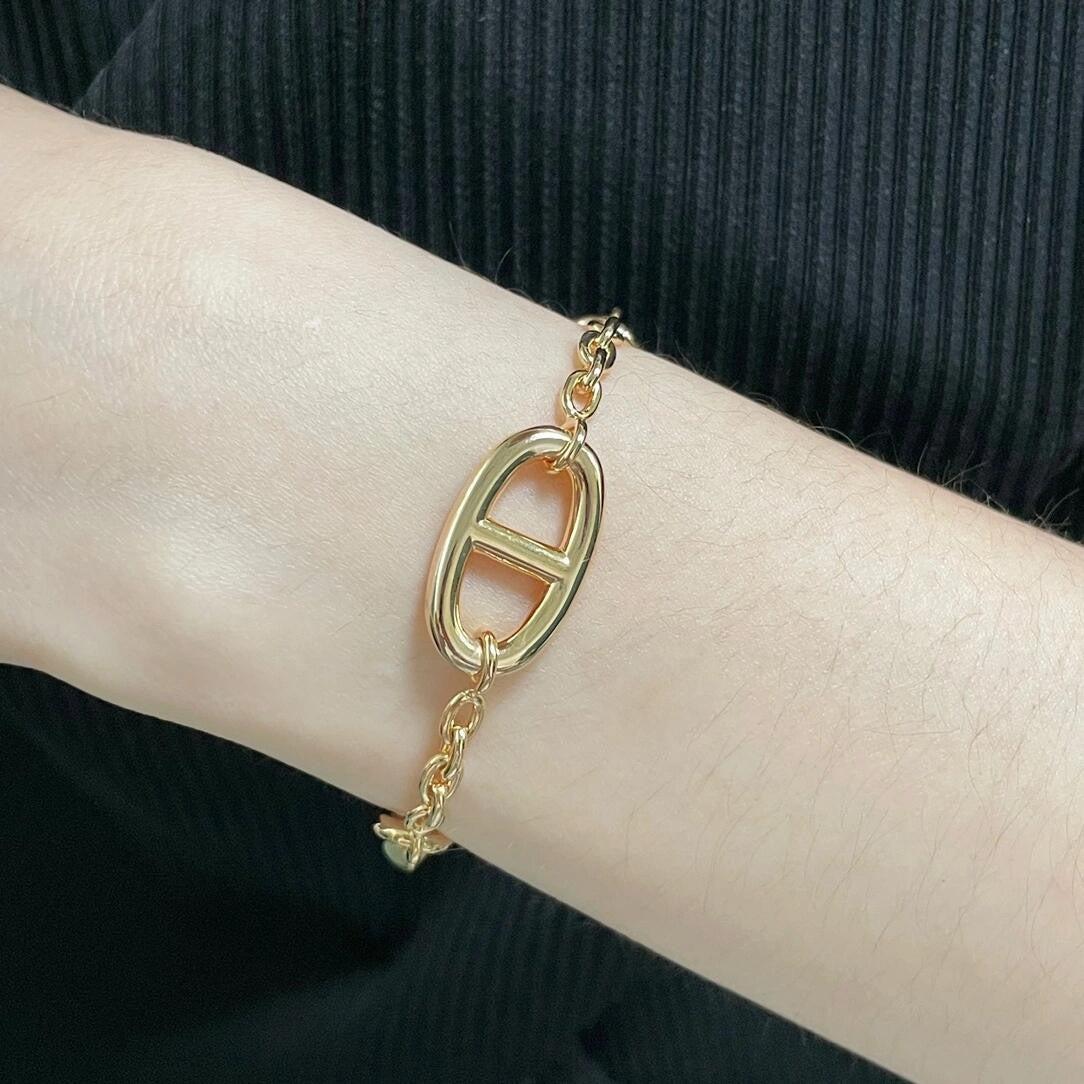 gold brass luxury Bracelet for women - alternate angle view 8