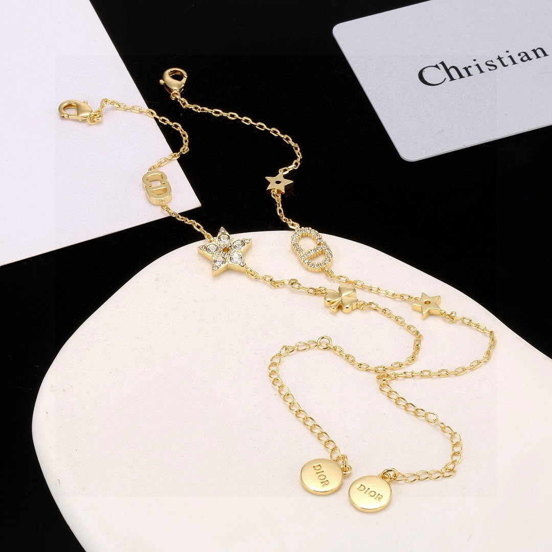 gold letter Bracelet for women - alternate angle view 8