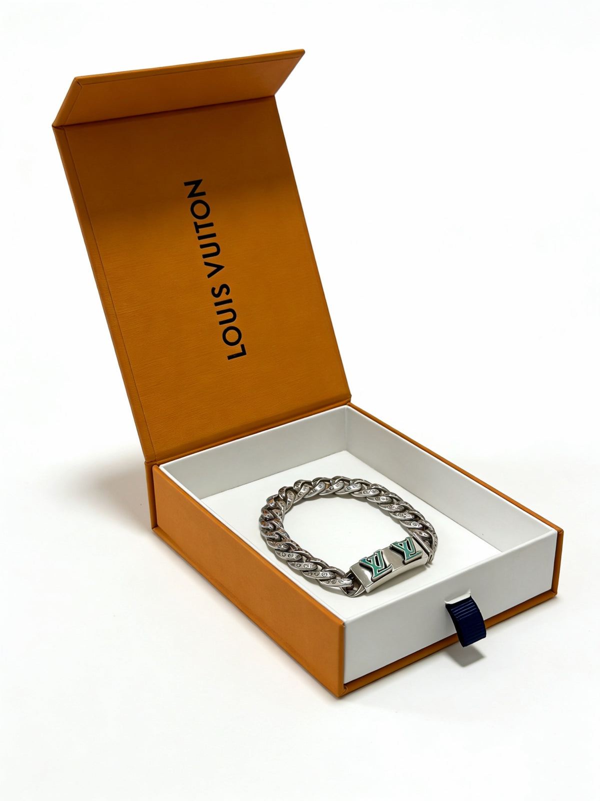 antique chain Bracelet for men - product detail view