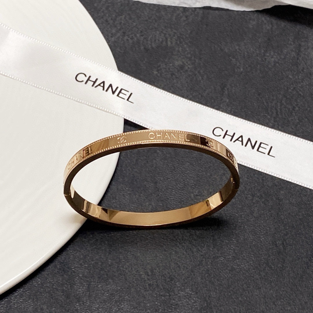 rose gold rose Bangle for women - alternate angle view 7