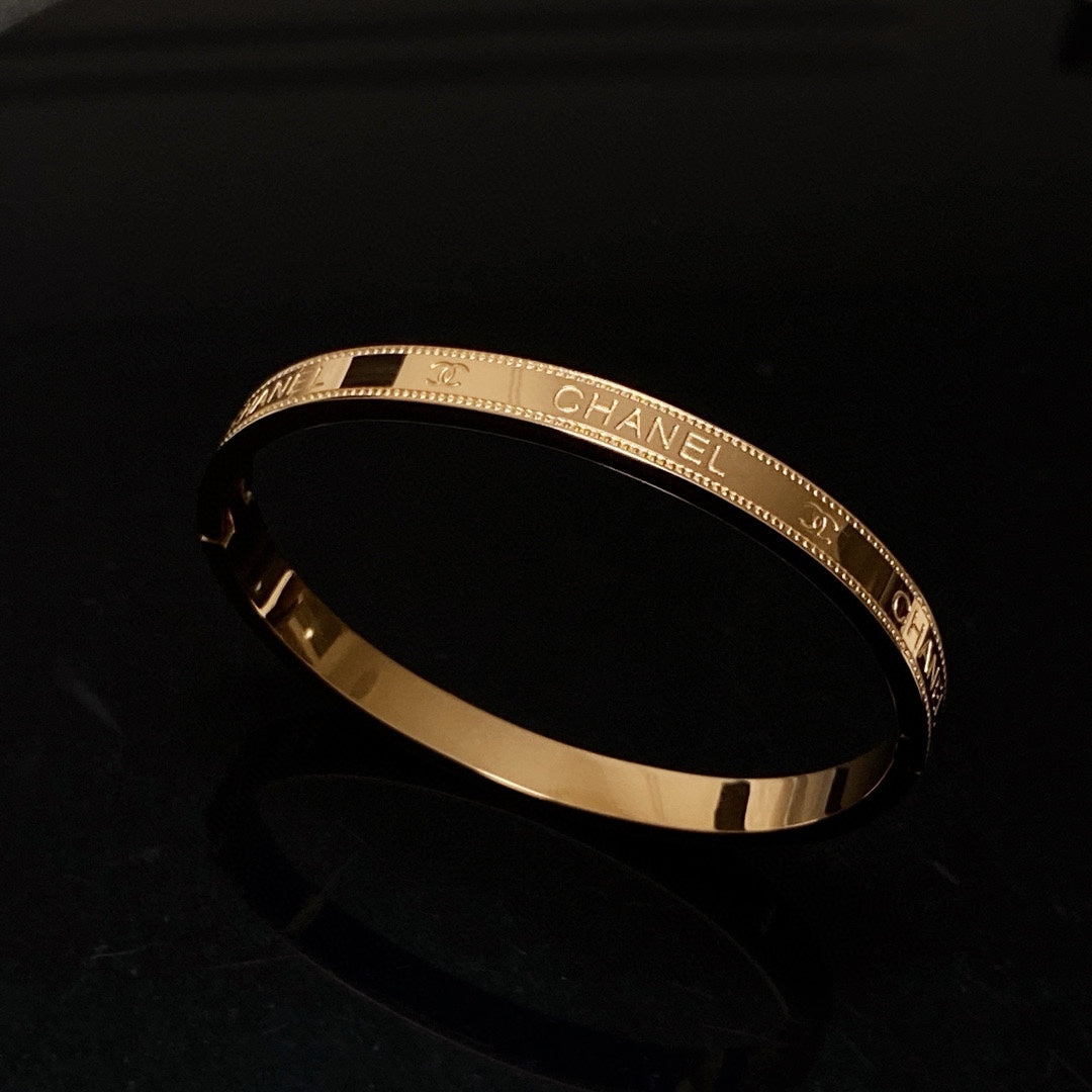 rose gold rose Bangle for women - alternate angle view 9