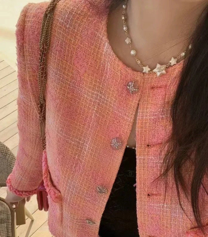 resin letter Necklace for women - alternate angle view 7