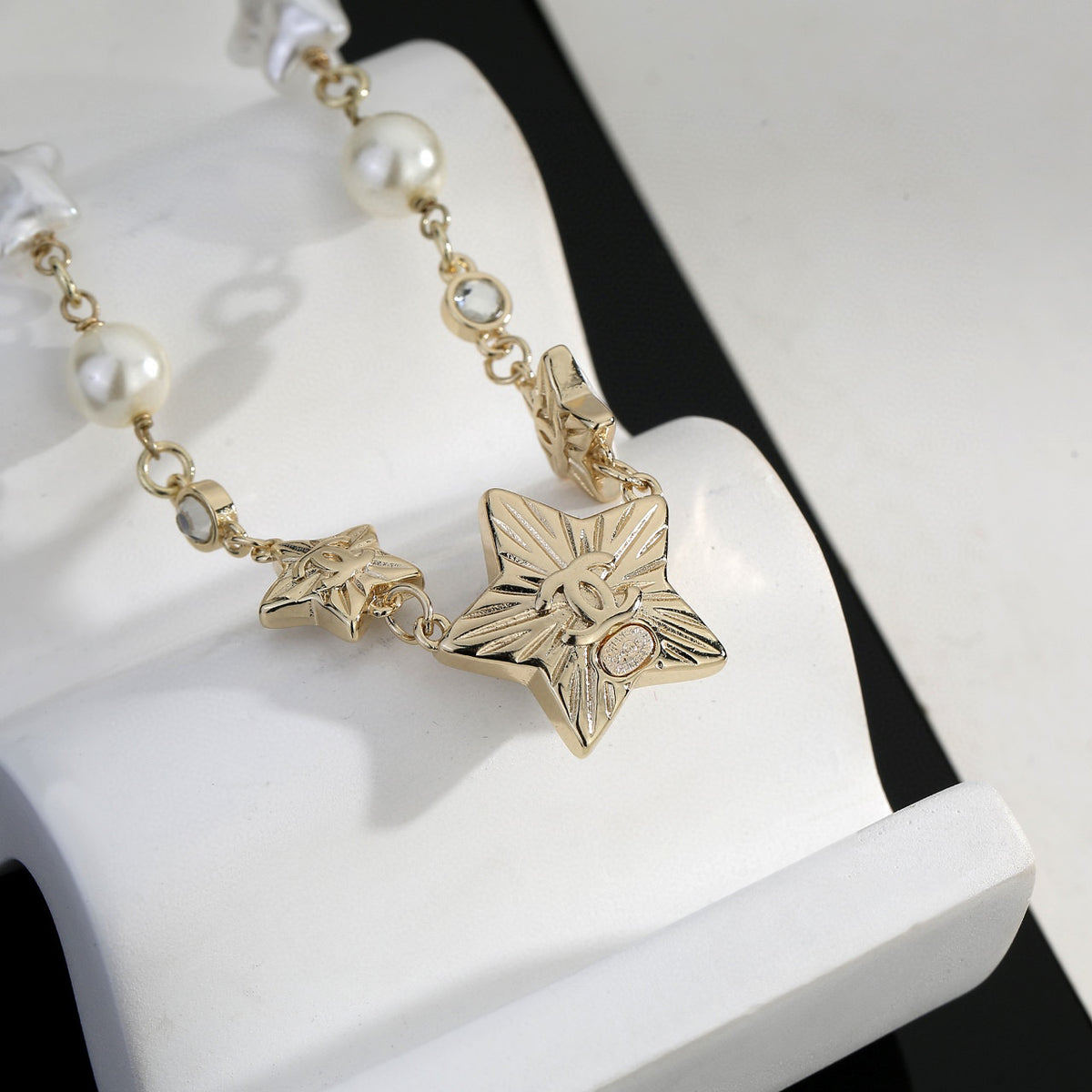 resin letter Necklace for women - alternate angle view 8