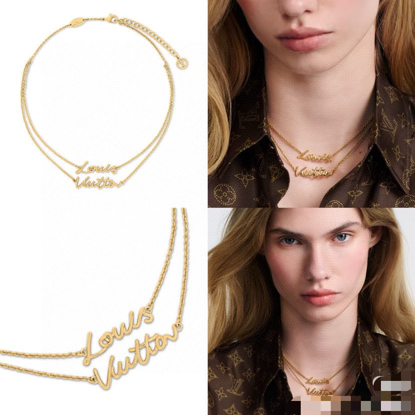 letter Necklace for women - product detail view