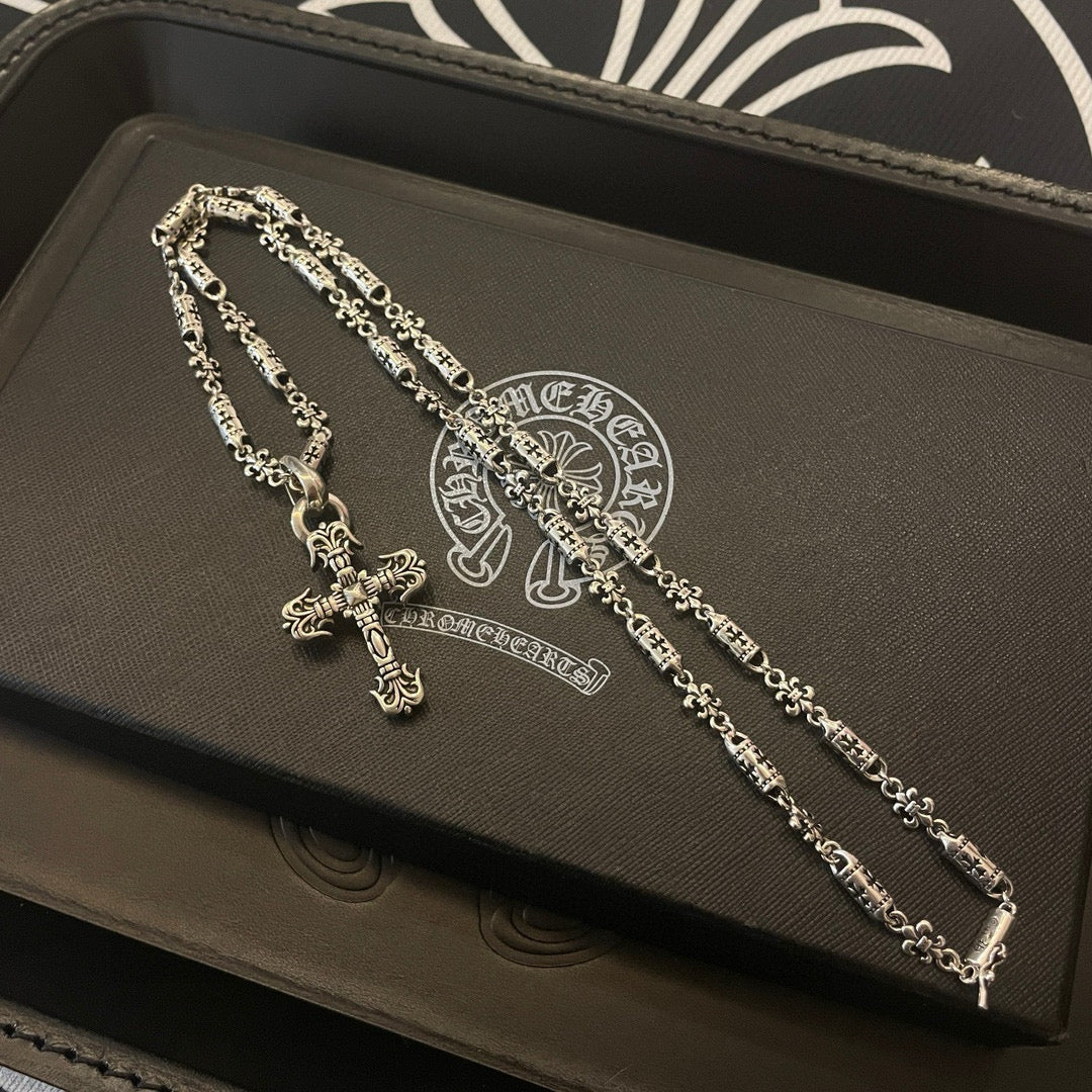 antique cross Pendant for men - product detail view