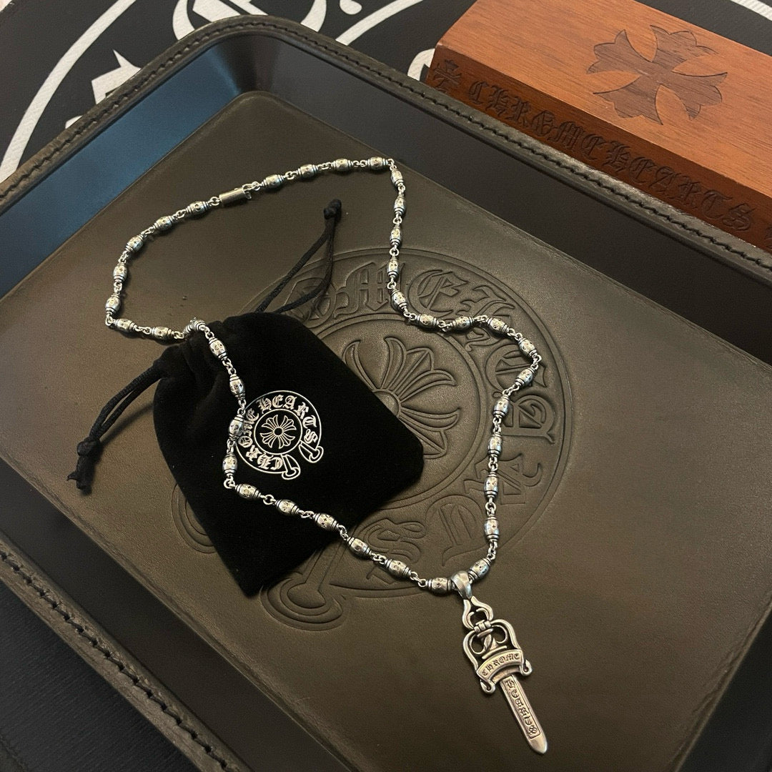 antique cross Pendant for men - alternate angle view 9