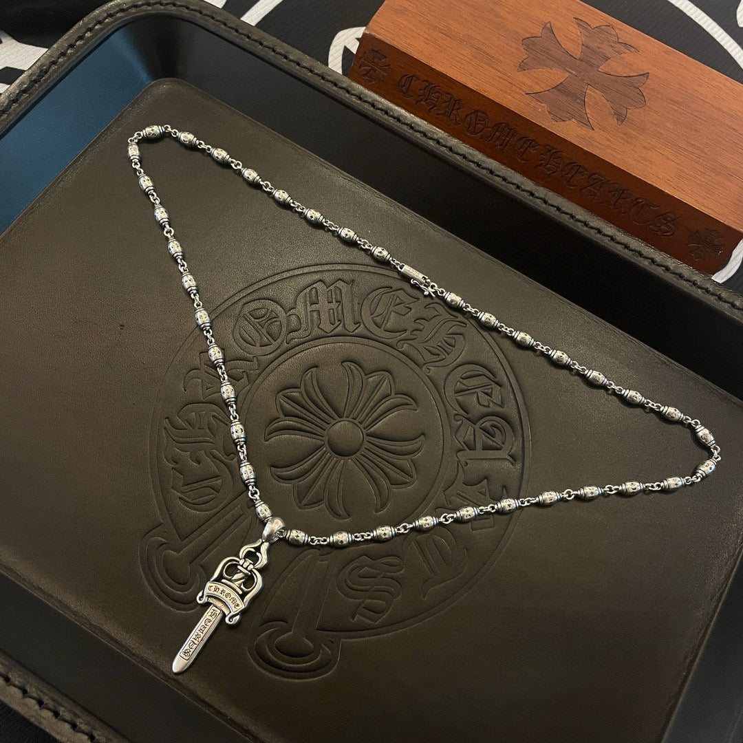 antique cross Pendant for men - alternate angle view 6