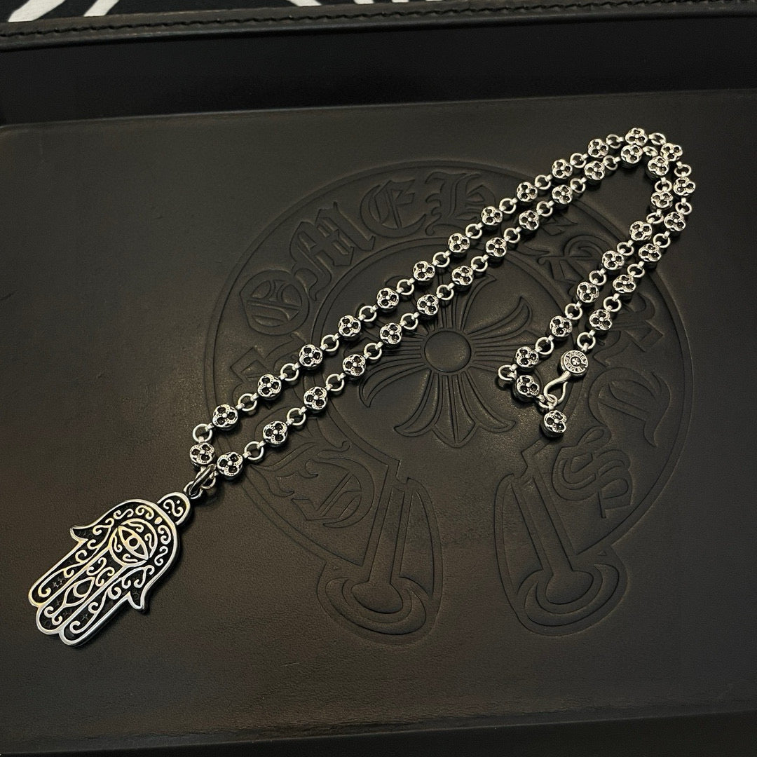 antique cross Pendant for men - alternate angle view 4