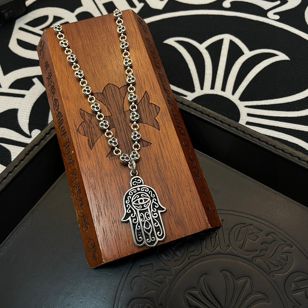 antique cross Pendant for men - alternate angle view 6