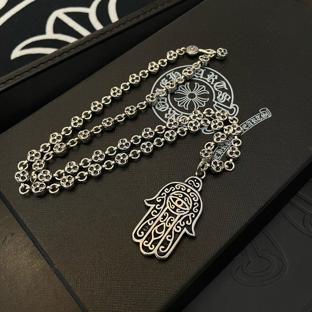 antique cross Pendant for men - alternate angle view 7