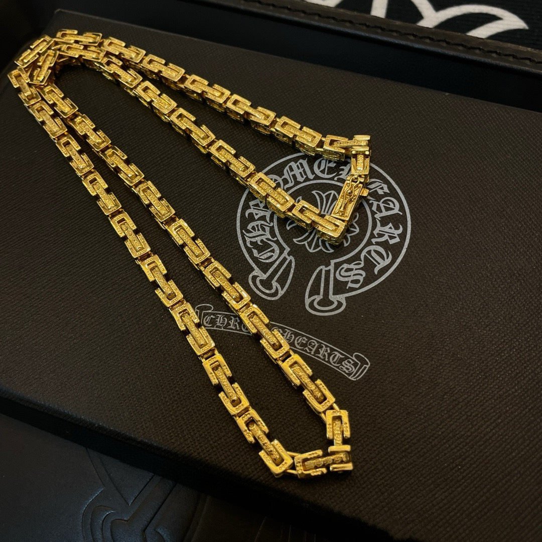 antique cross Necklace for men - alternate angle view 6