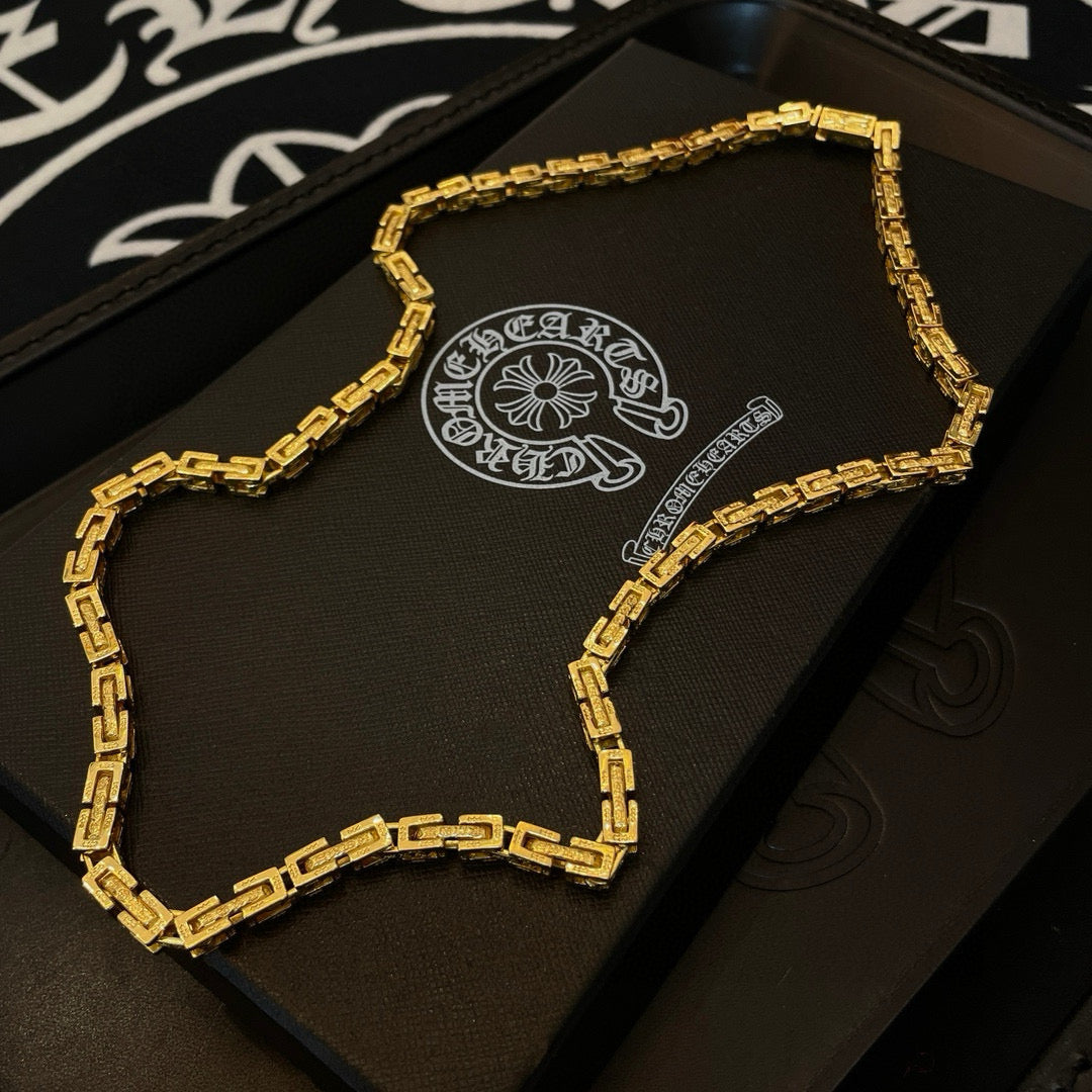 antique cross Necklace for men - alternate angle view 7