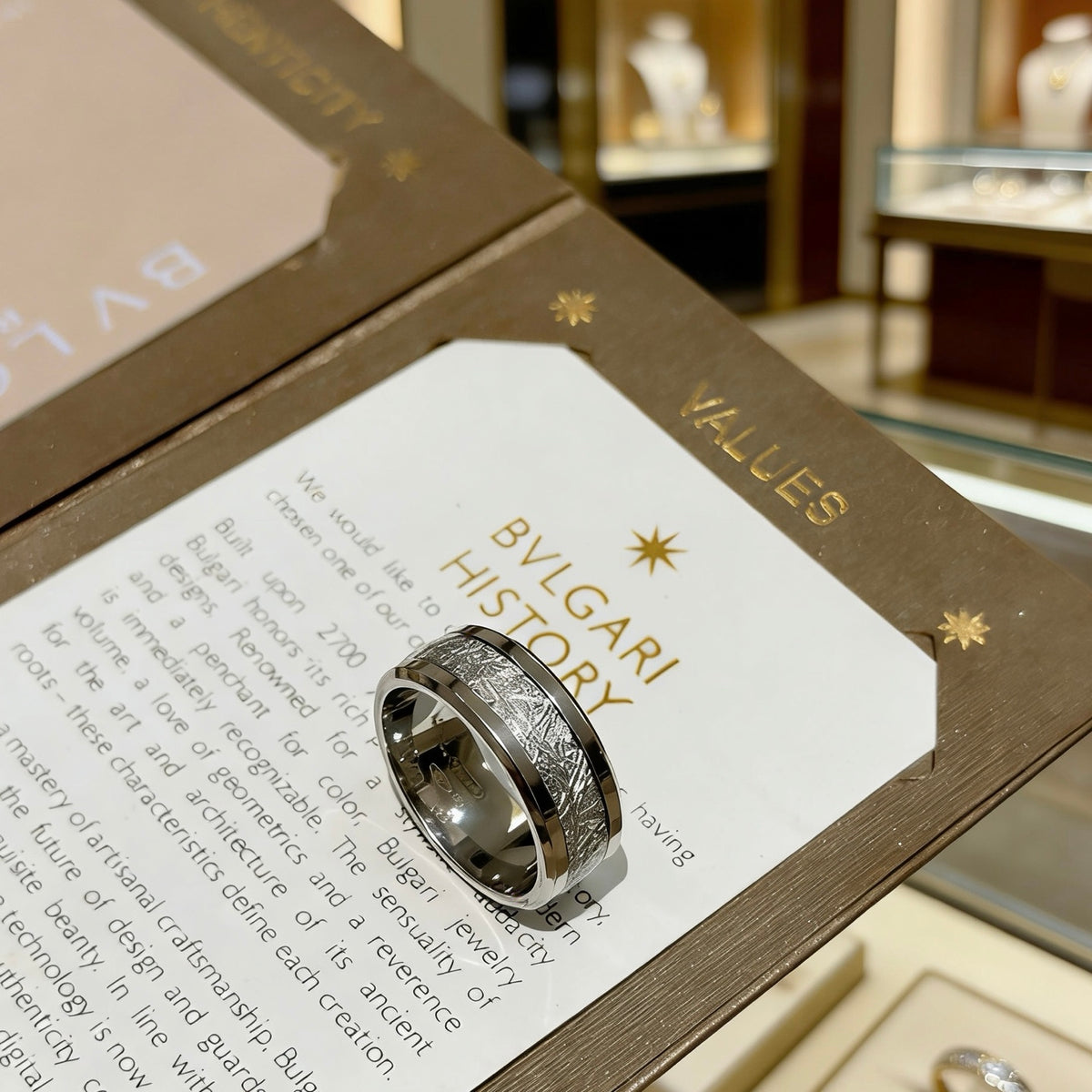 gold minimalist Ring for men - alternate angle view 2