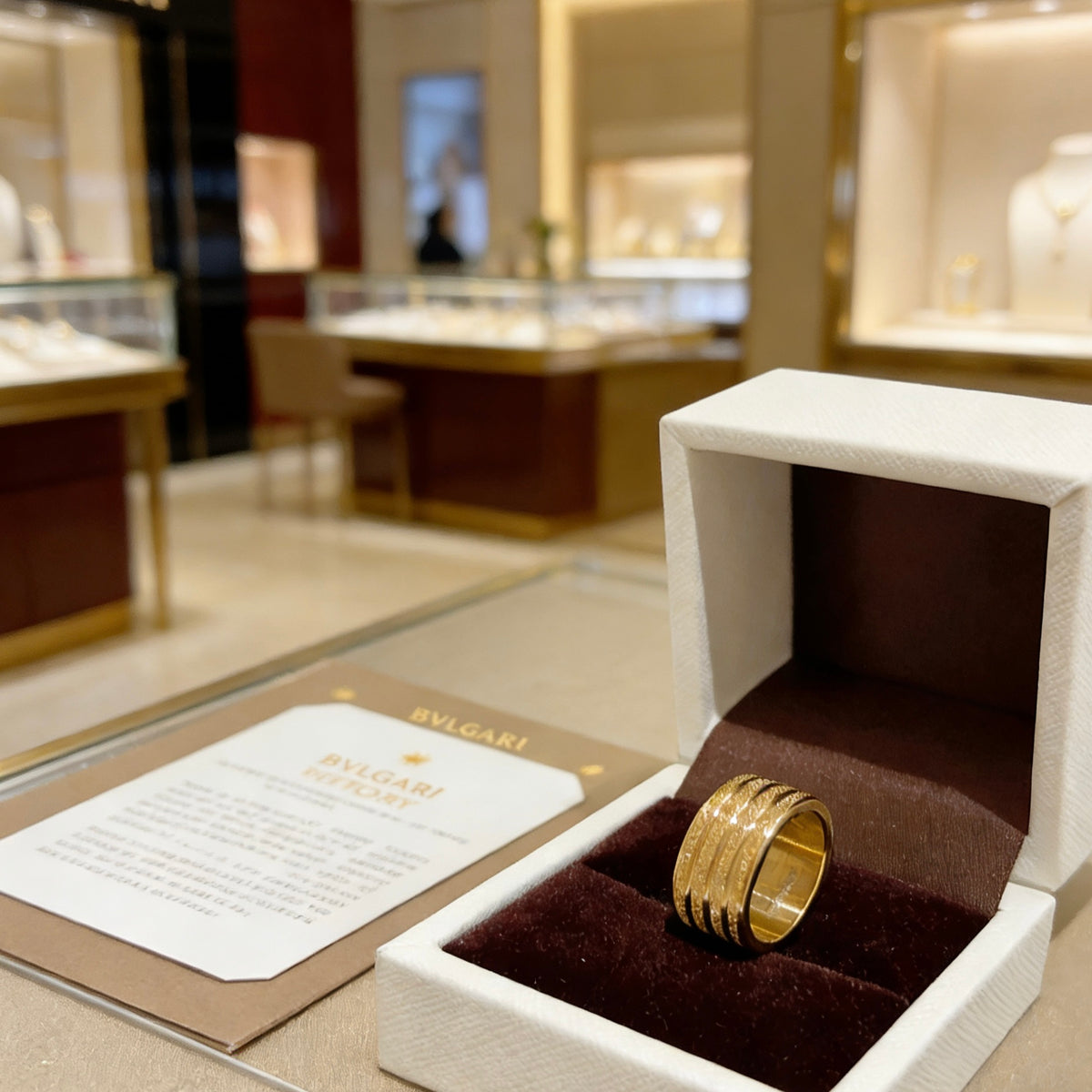 gold minimalist Ring for men - alternate angle view 5