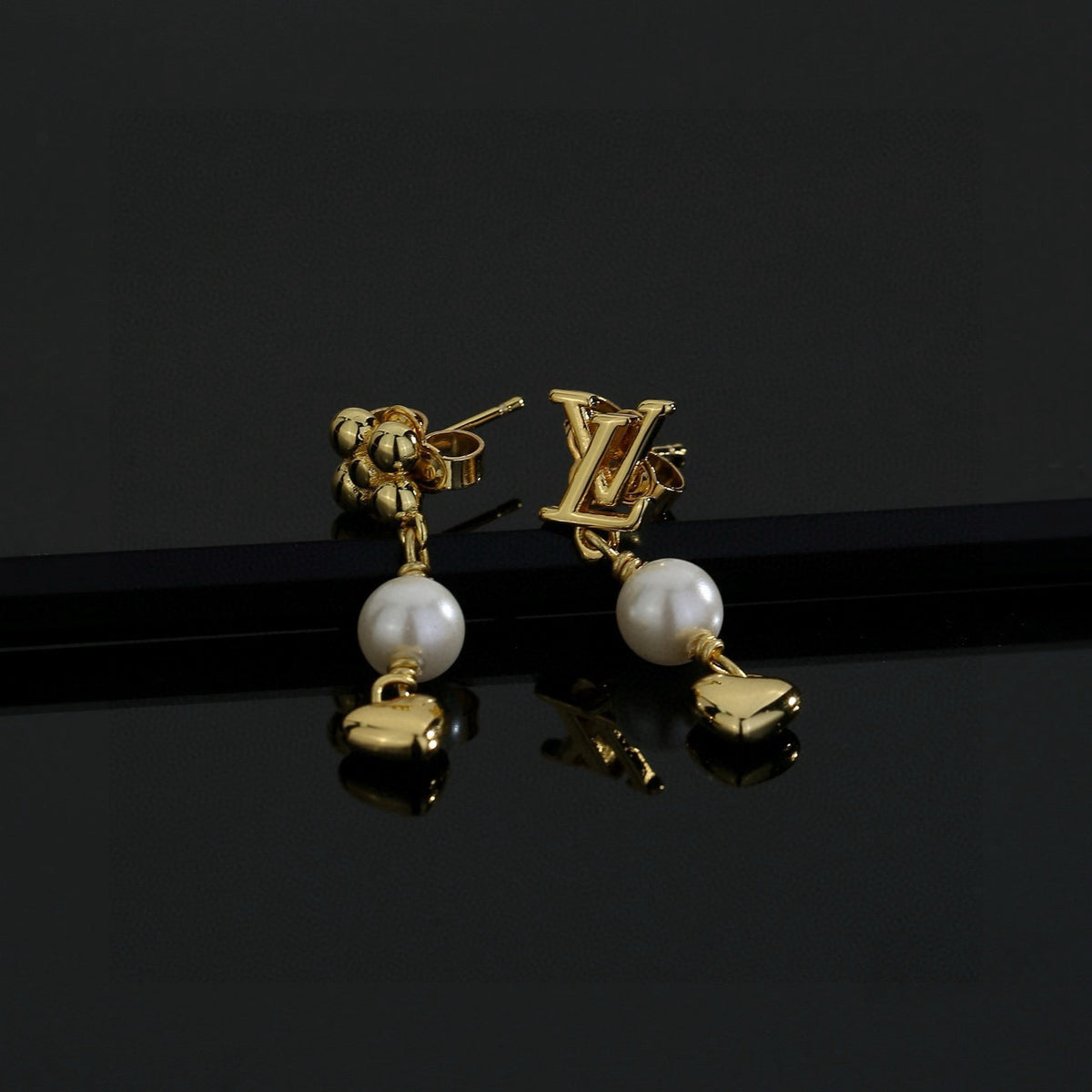 minimalist Stud Earrings for women - alternate angle view 7