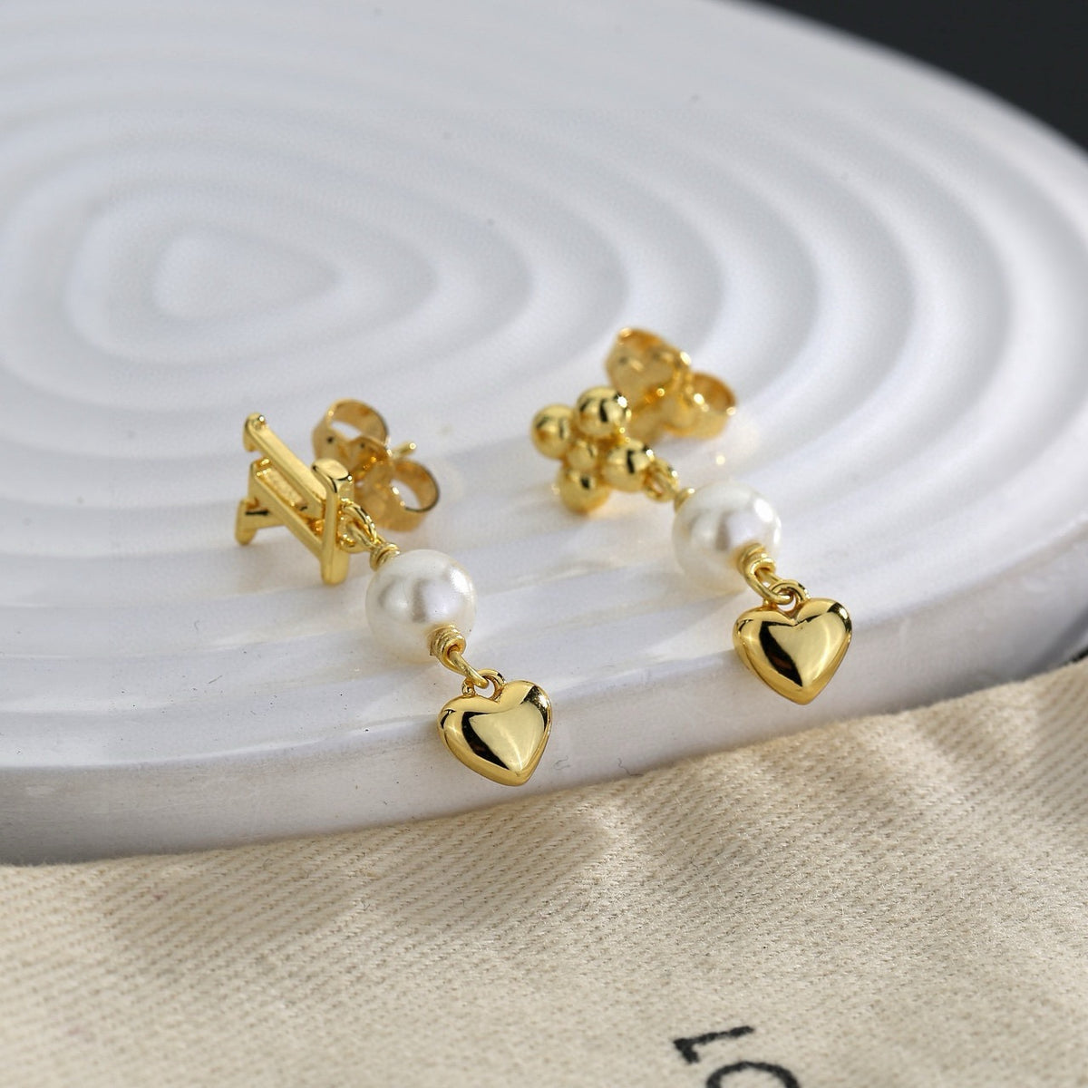 minimalist Stud Earrings for women - product detail view