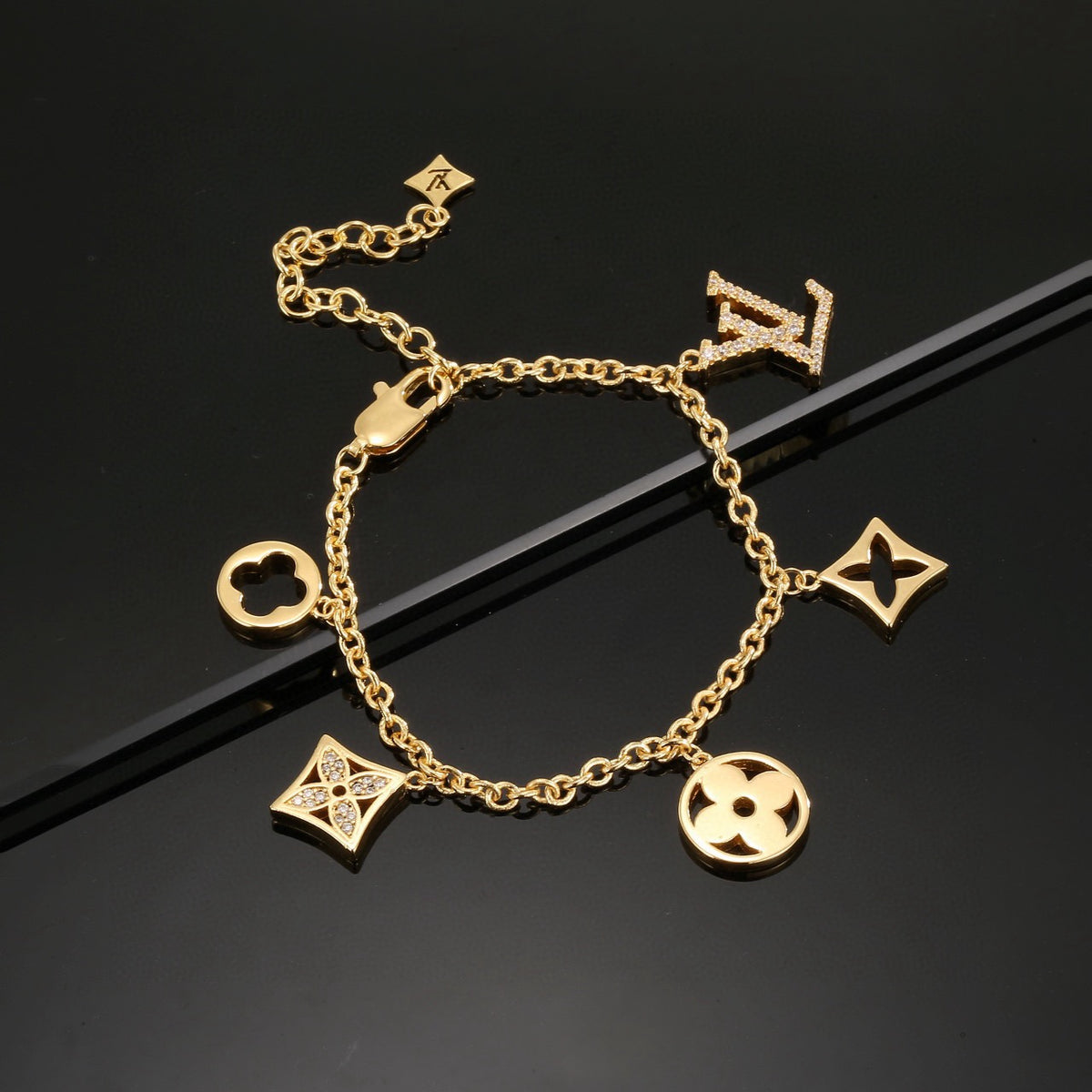 letter Bracelet for women - alternate angle view 2