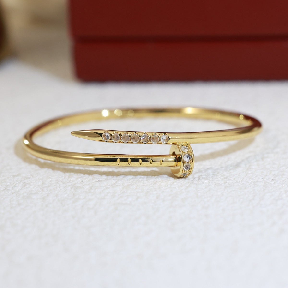 tricolor crystal Bangle for women - alternate angle view 5