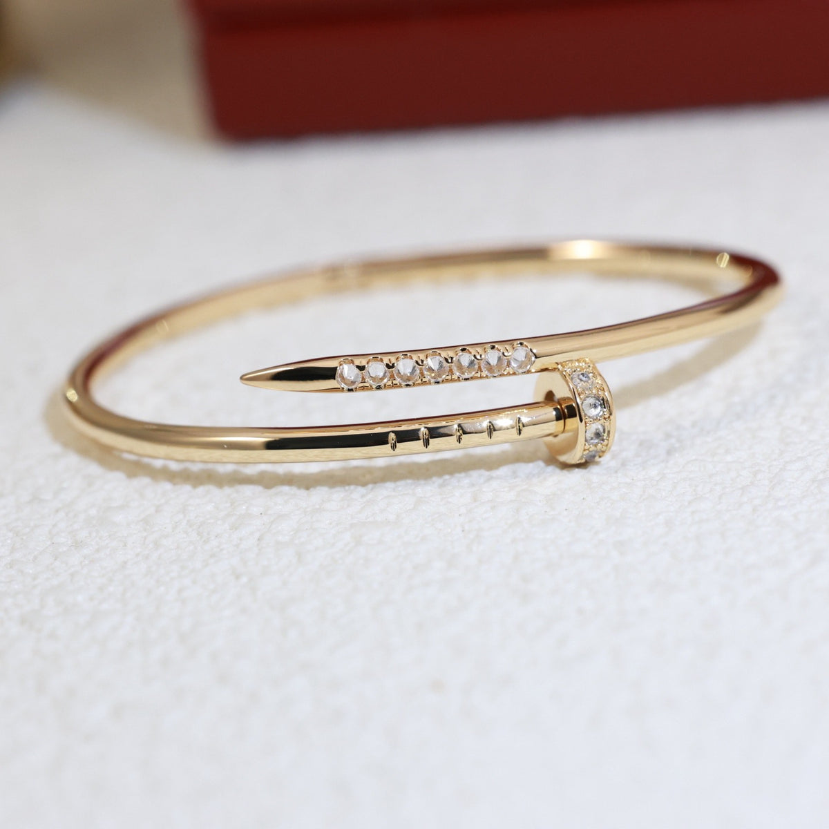tricolor crystal Bangle for women - alternate angle view 6