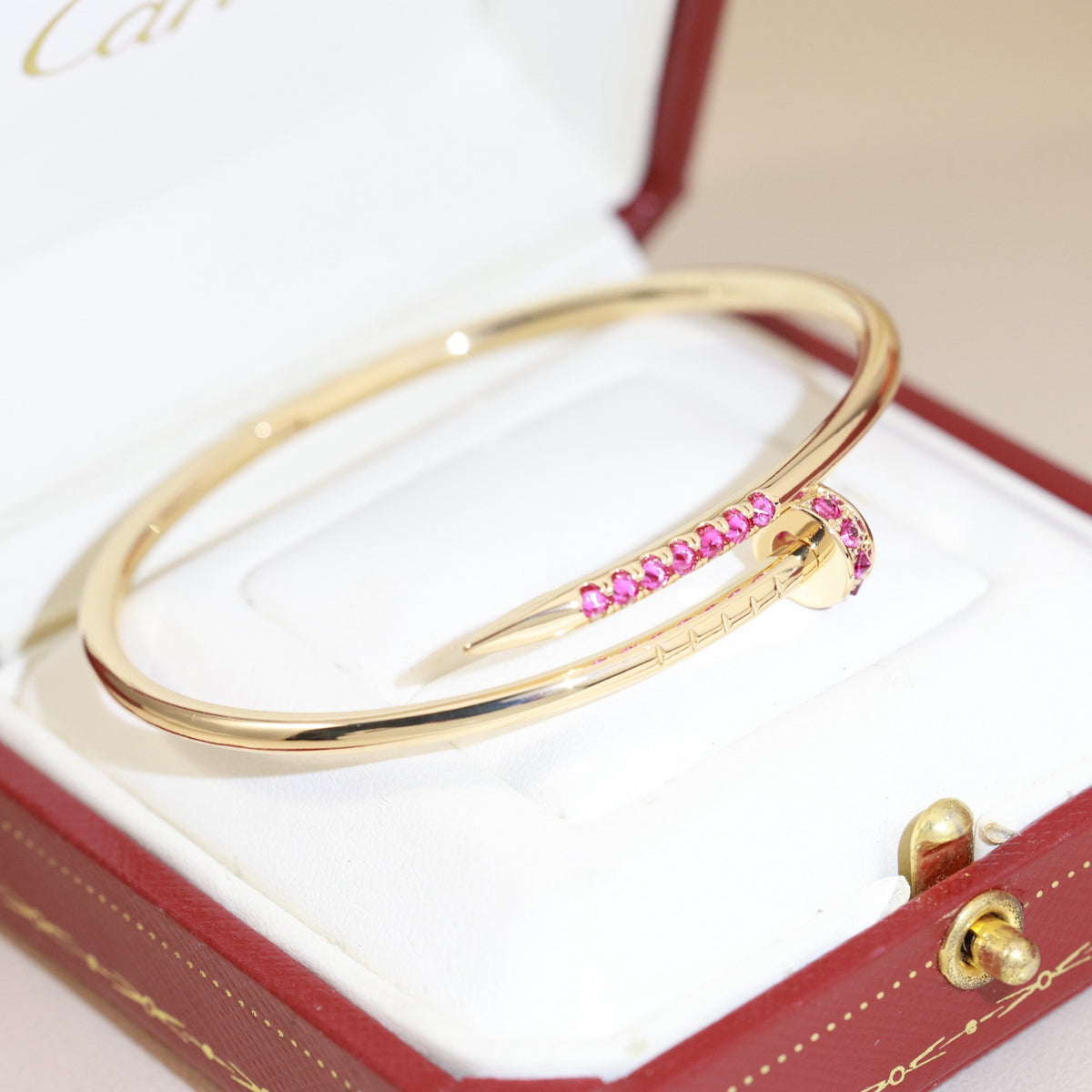 tricolor crystal Bangle for women - alternate angle view 6