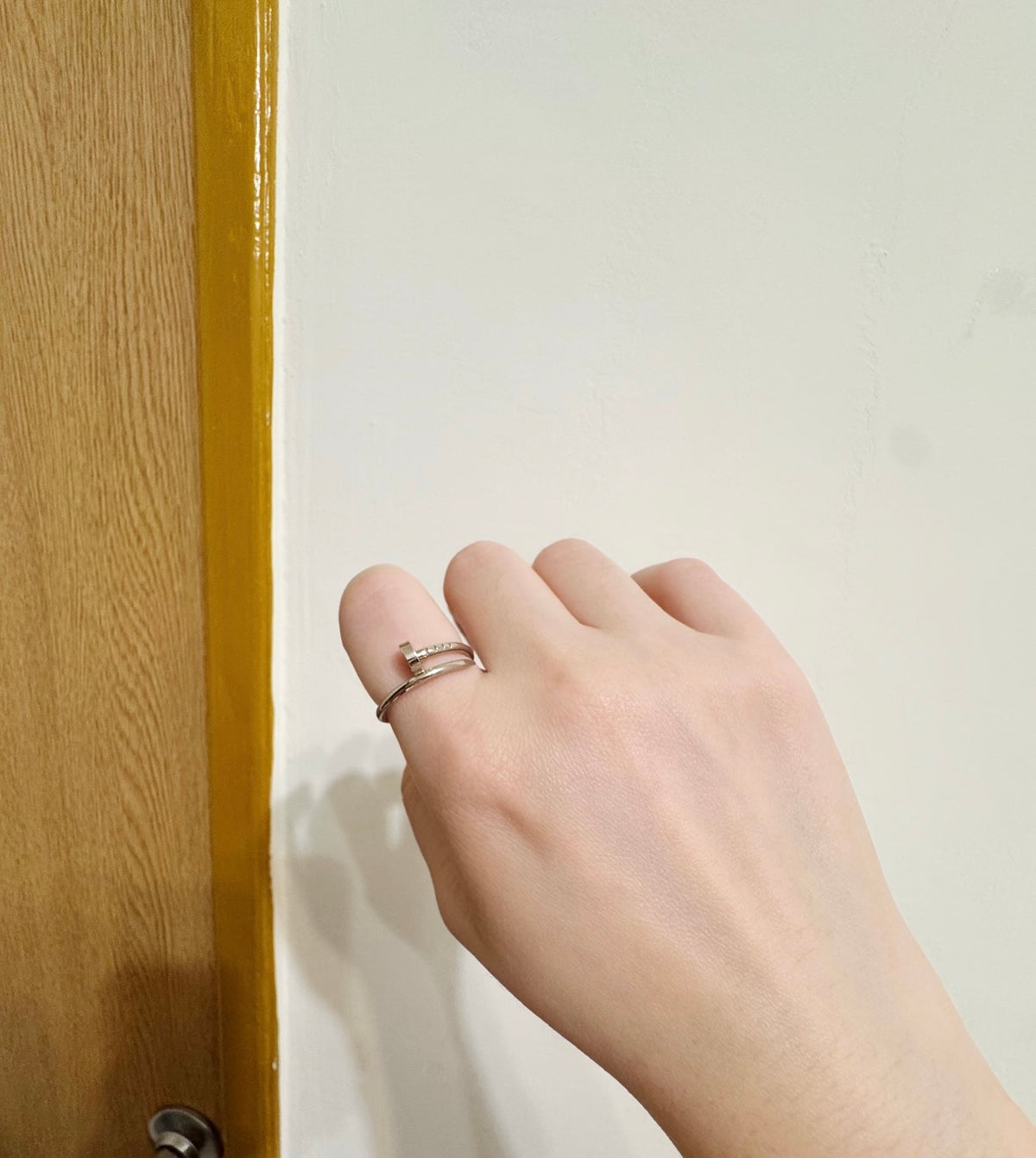 rose gold brass rose Ring for women - alternate angle view 14