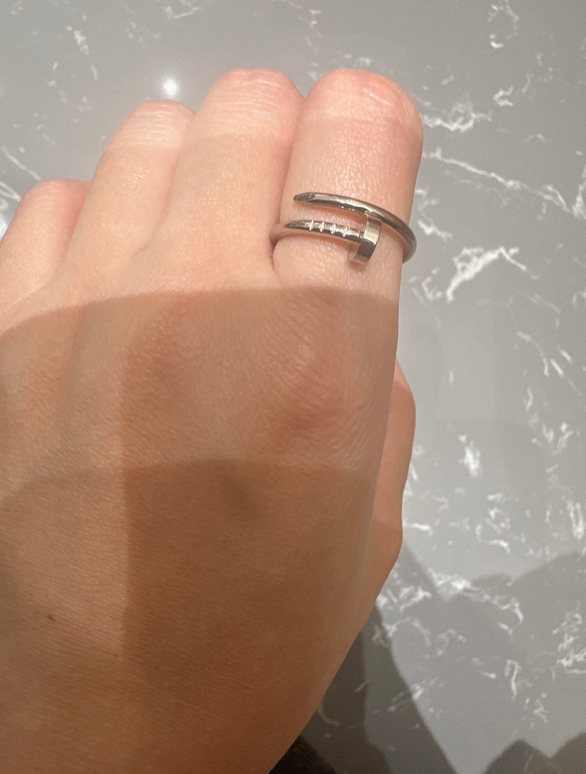 rose gold brass rose Ring for women - alternate angle view 13