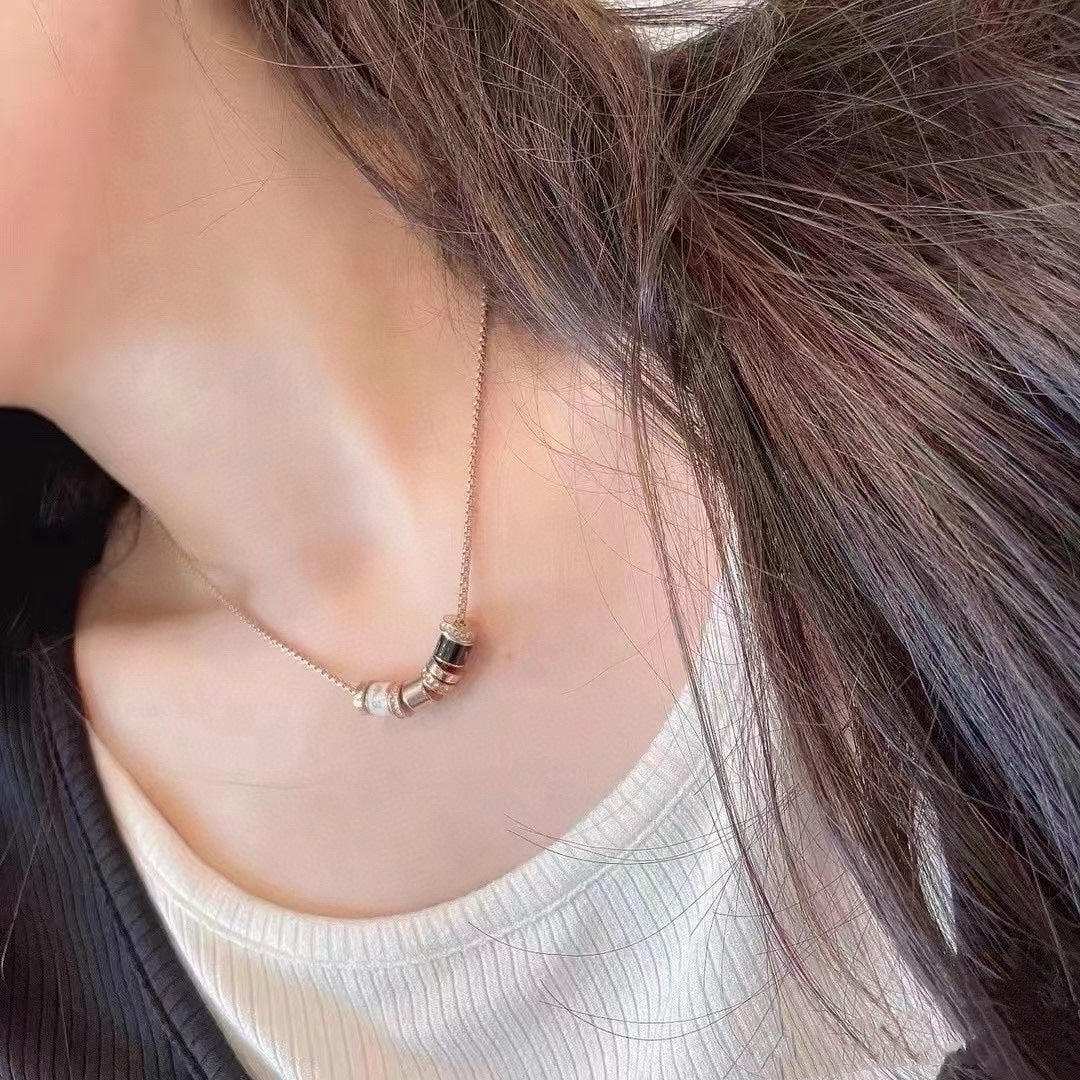 white stylish Pendant for women - alternate angle view 7