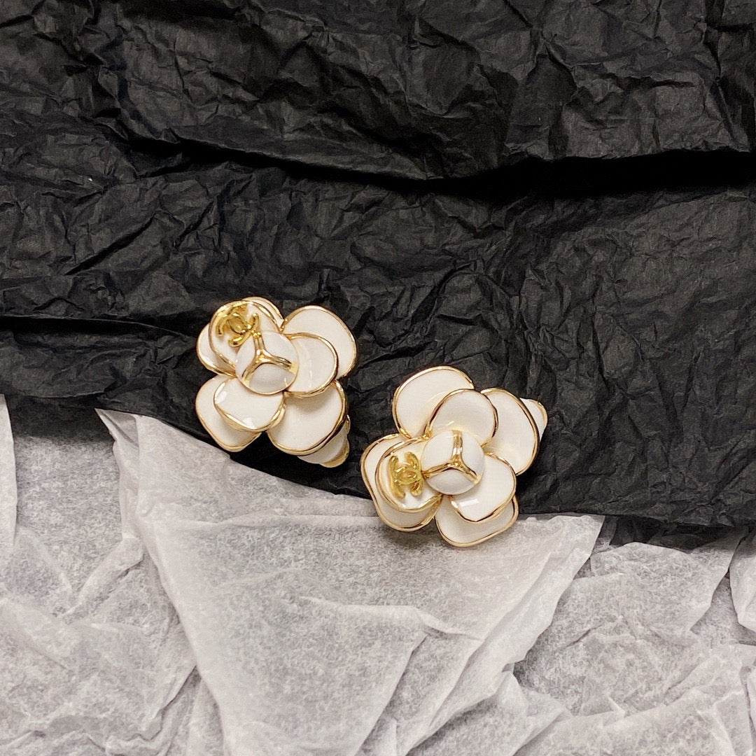yellow silver post luxury Drop Earrings for women - alternate angle view 6