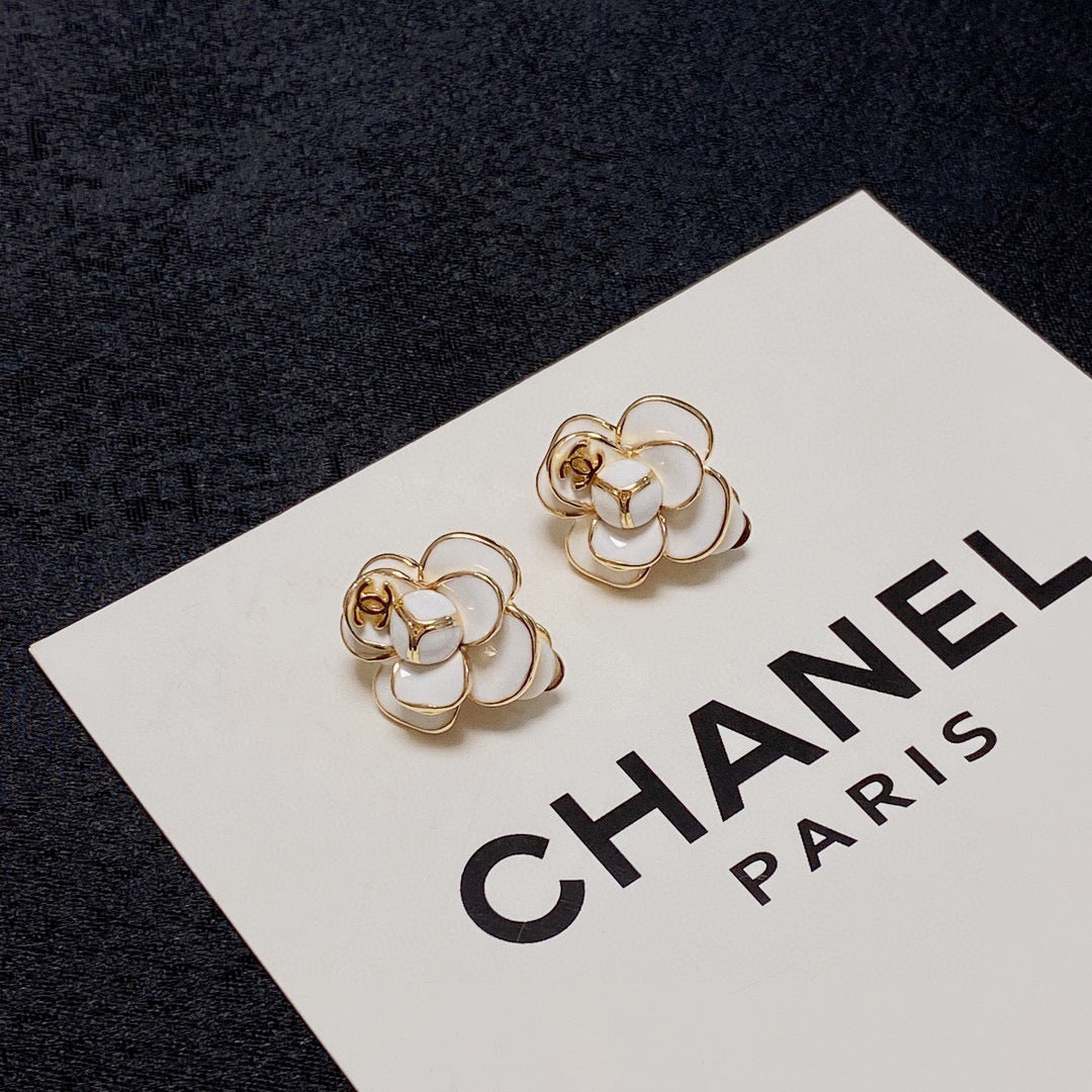 yellow silver post luxury Drop Earrings for women - alternate angle view 3