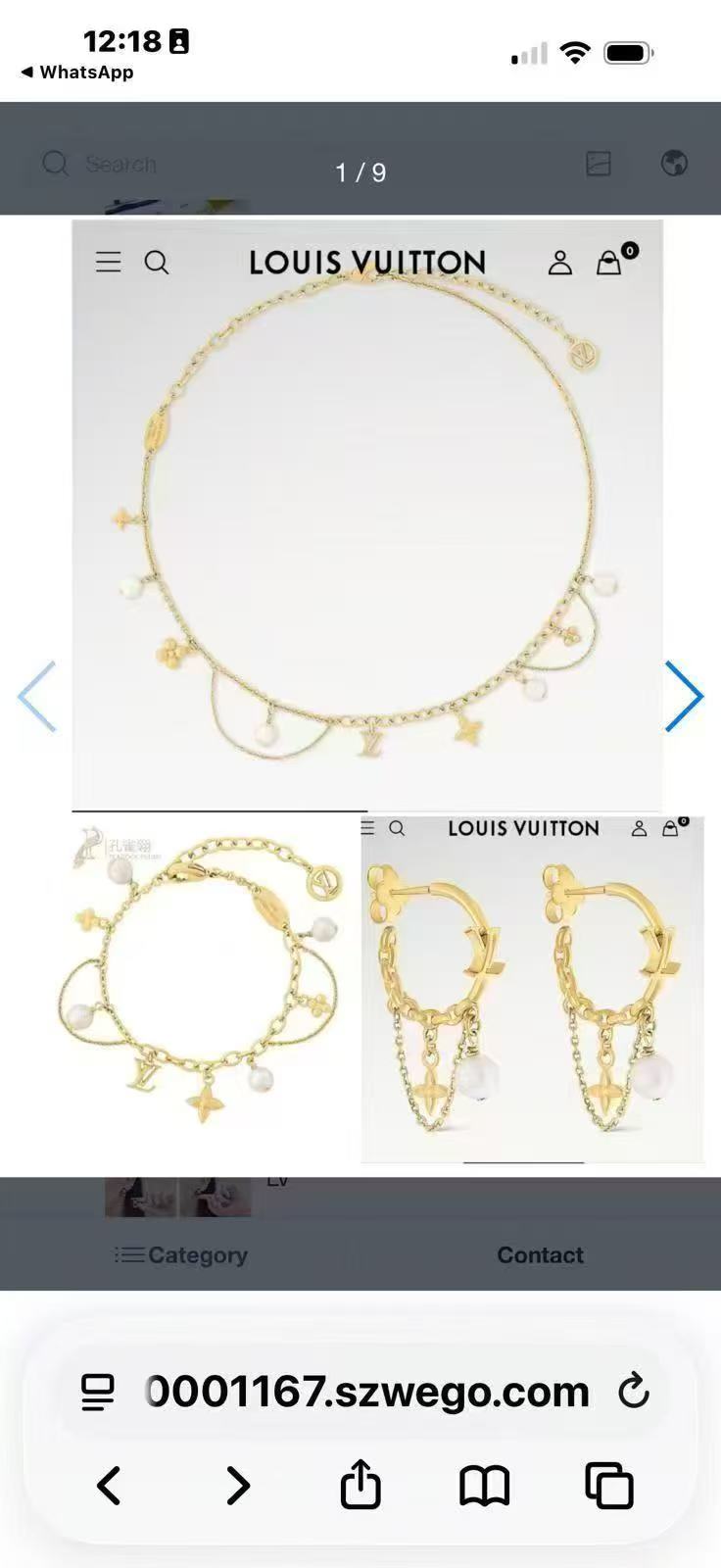 letter Necklace for women - alternate angle view 2